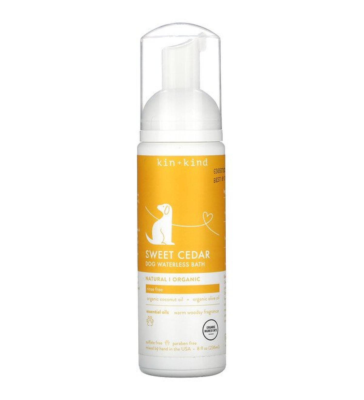 Kin+Kind Sweet Cedar Dog Waterless Bath 8 fl oz (236 ml)
