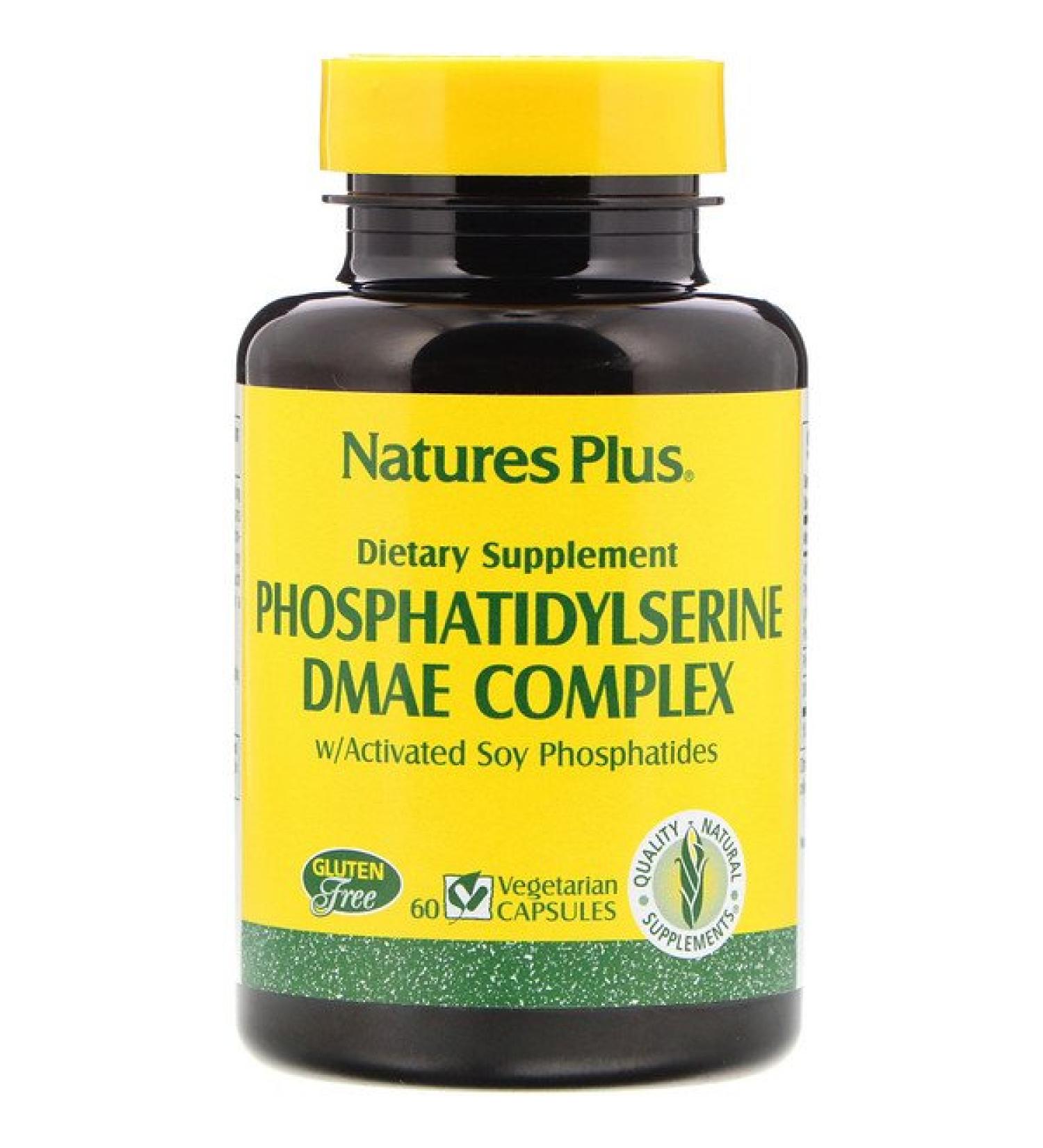 Nature's Plus Phosphatidylserine DMAE Complex 60 Vegetarian Capsules