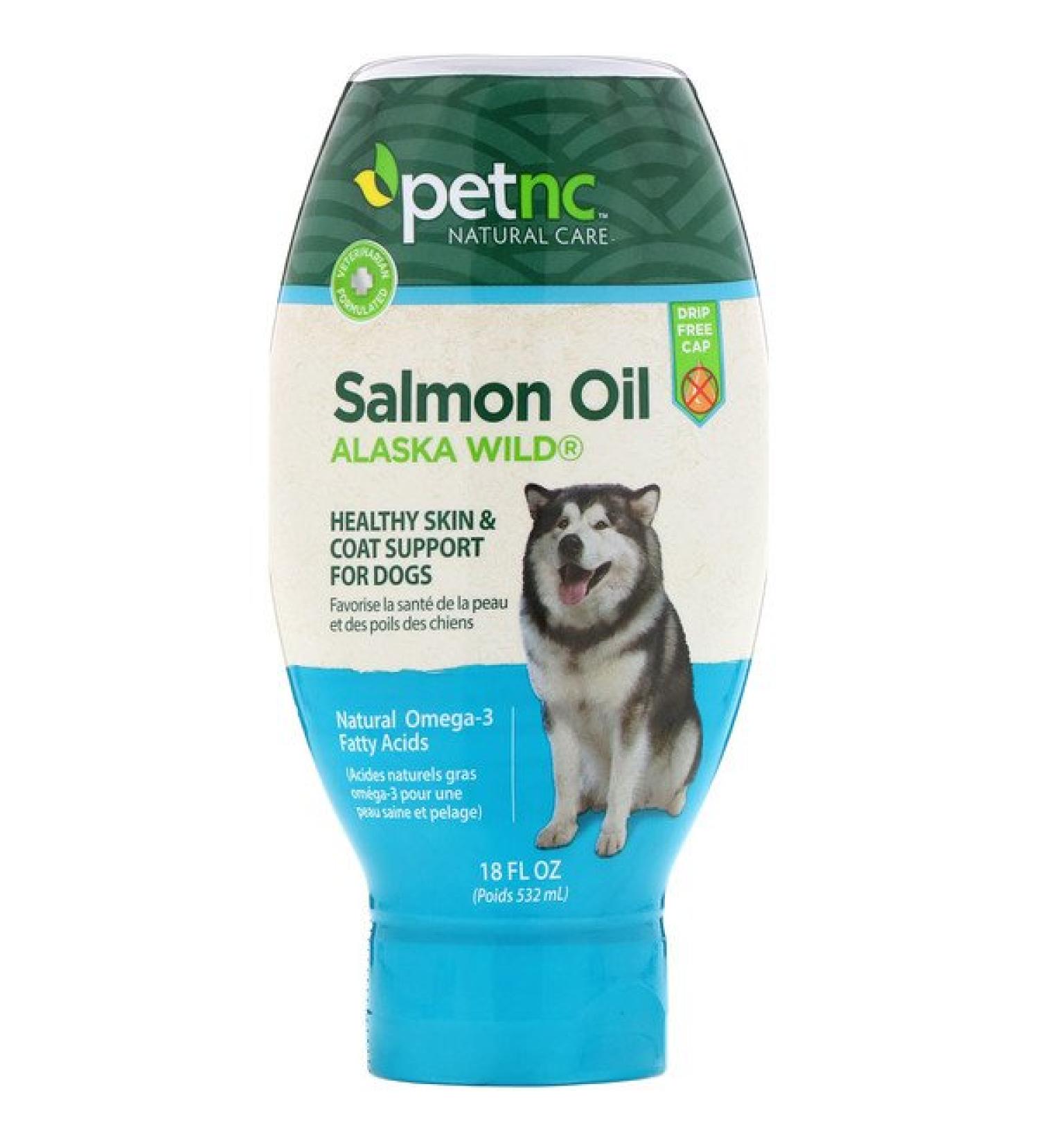 petnc NATURAL CARE Alaska Wild Salmon Oil For Dogs 18 oz (532 ml)