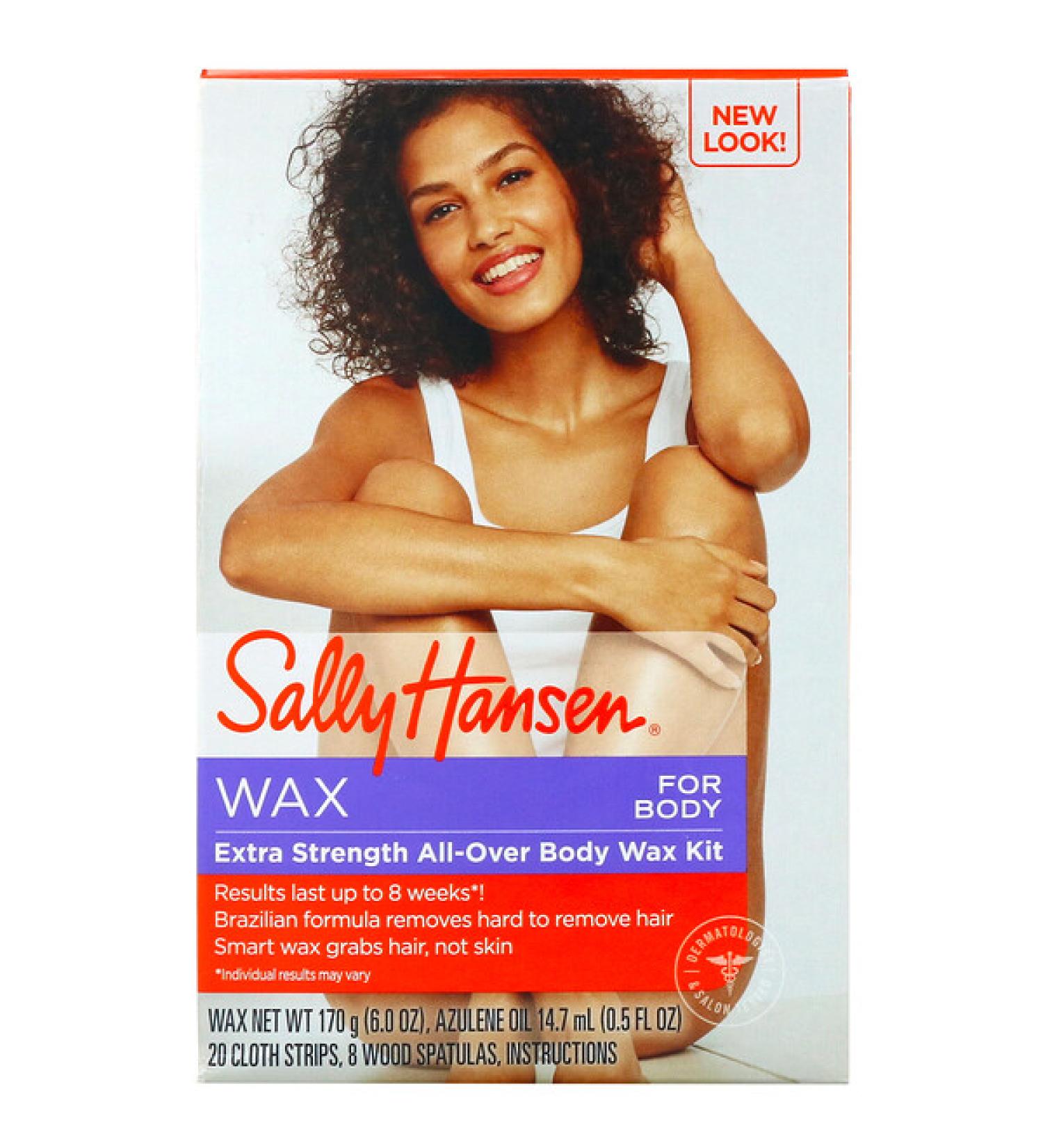 Sally Hansen Extra Strength All-Over Body Wax Hair Kit 1 Kit