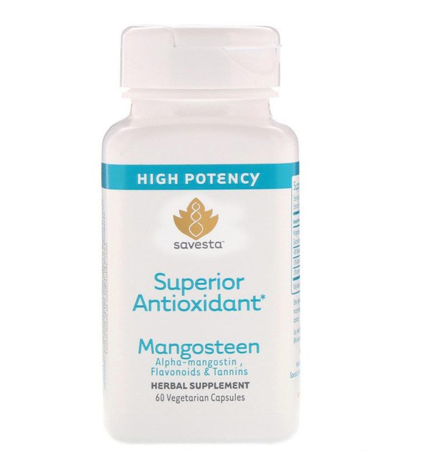 Savesta Super Antioxidant Mangosteen 60 Vegetarian Capsules