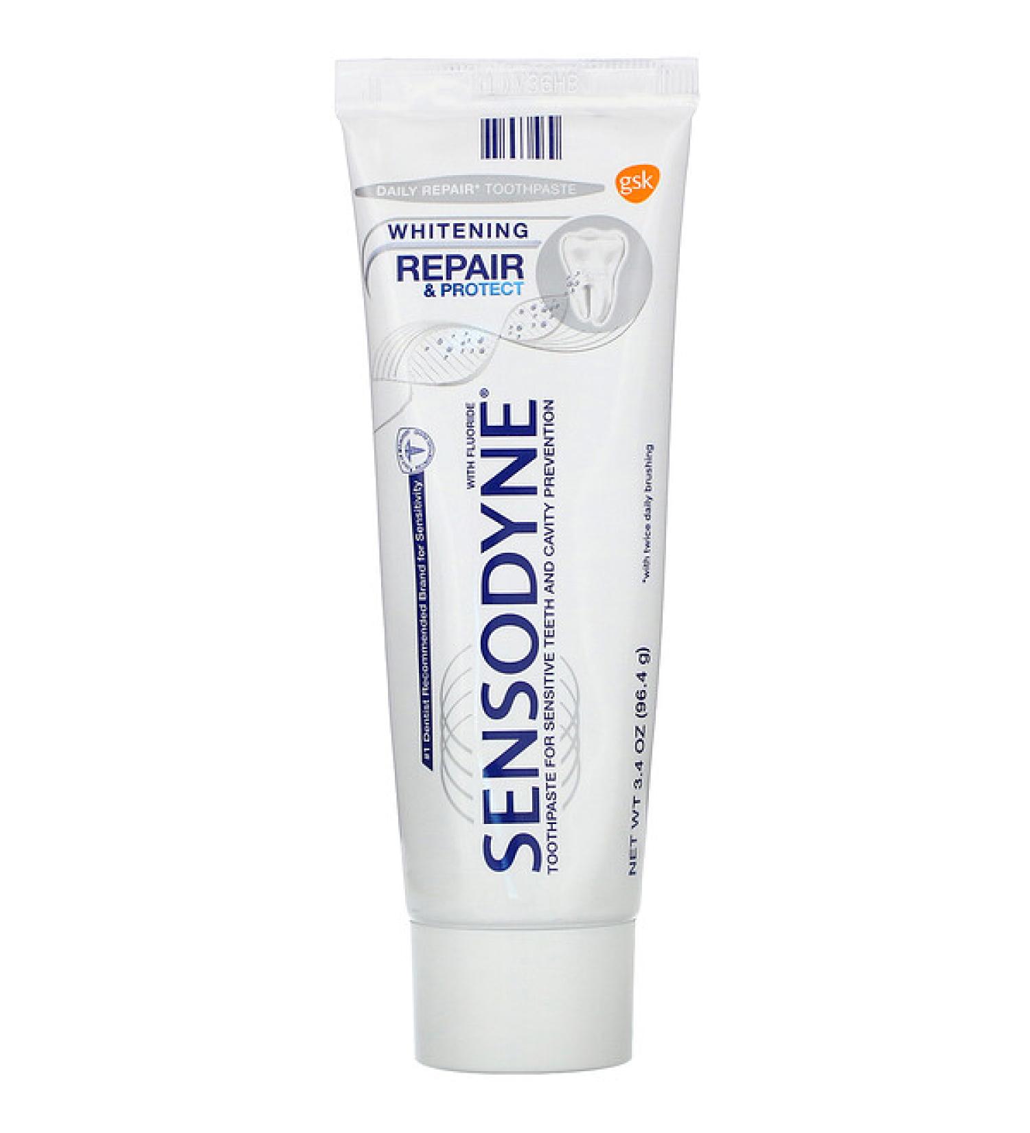 Sensodyne Repair & Protect Whitening Toothpaste with Fluoride 3.4 oz (96.4 g)