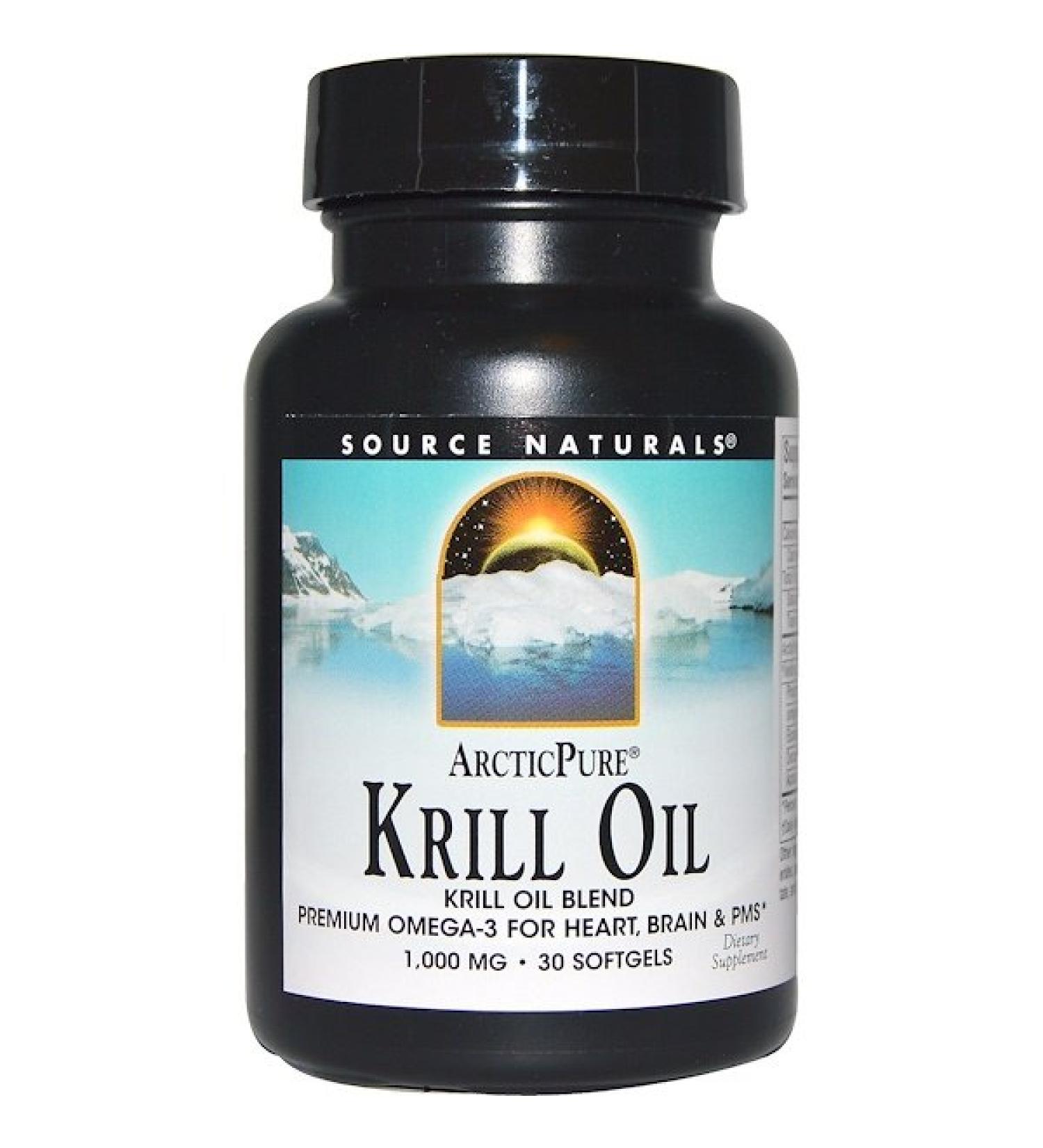 Source Naturals ArcticPure Krill Oil 1000 mg 30 Softgels