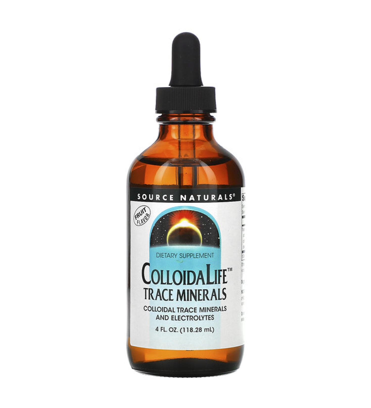 Source Naturals ColloidaLife Trace Minerals Fruit Flavor 4 fl oz (118.28 ml)