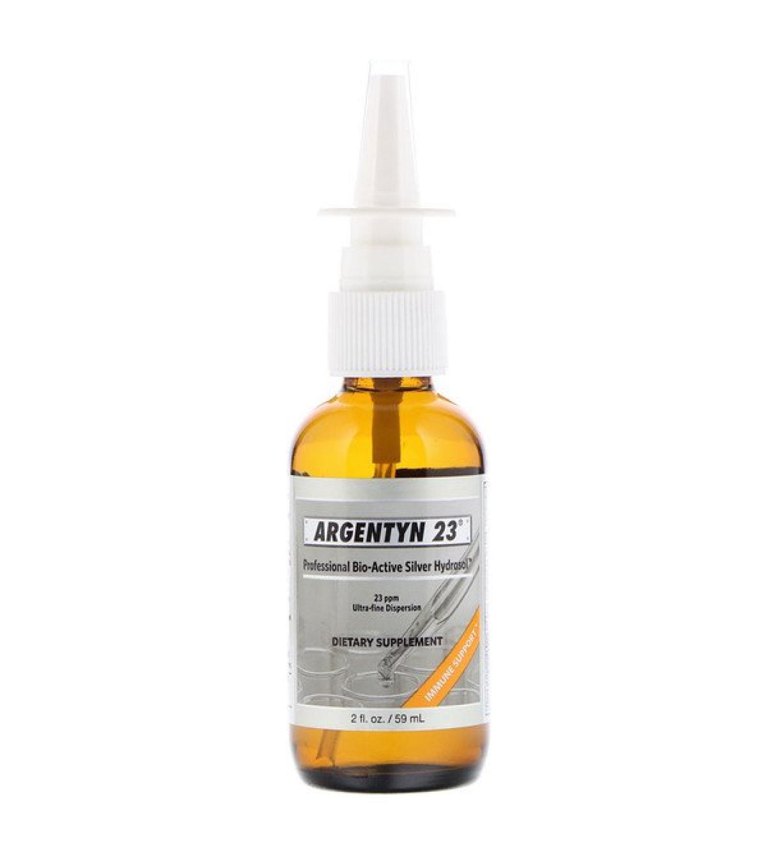 Sovereign Silver Argentyn 23 Professional Bio-Active Silver Hydrosol 2 fl oz (59 ml)