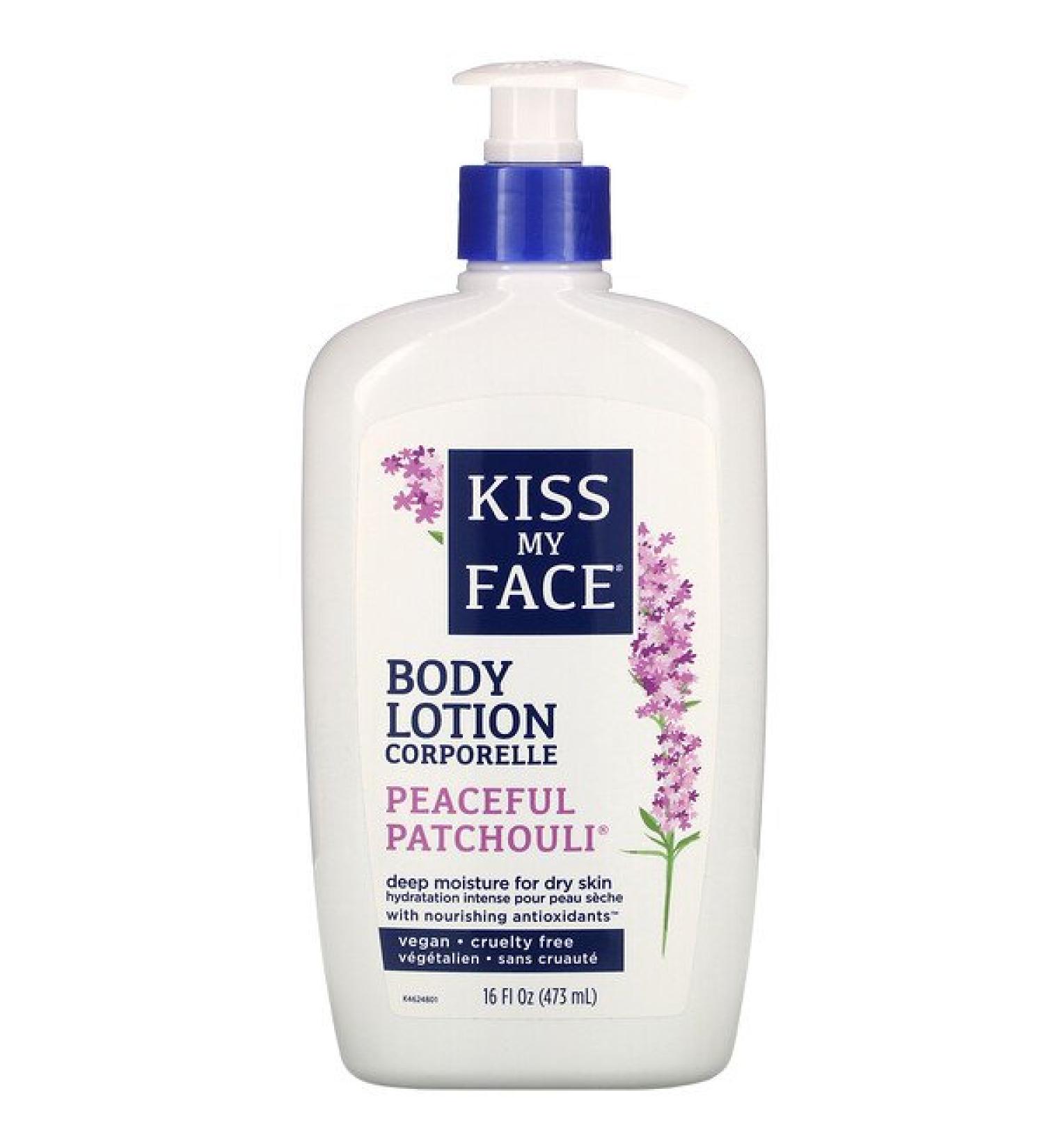 Kiss My Face Body Lotion Peaceful Patchouli 16 fl oz (473 ml)