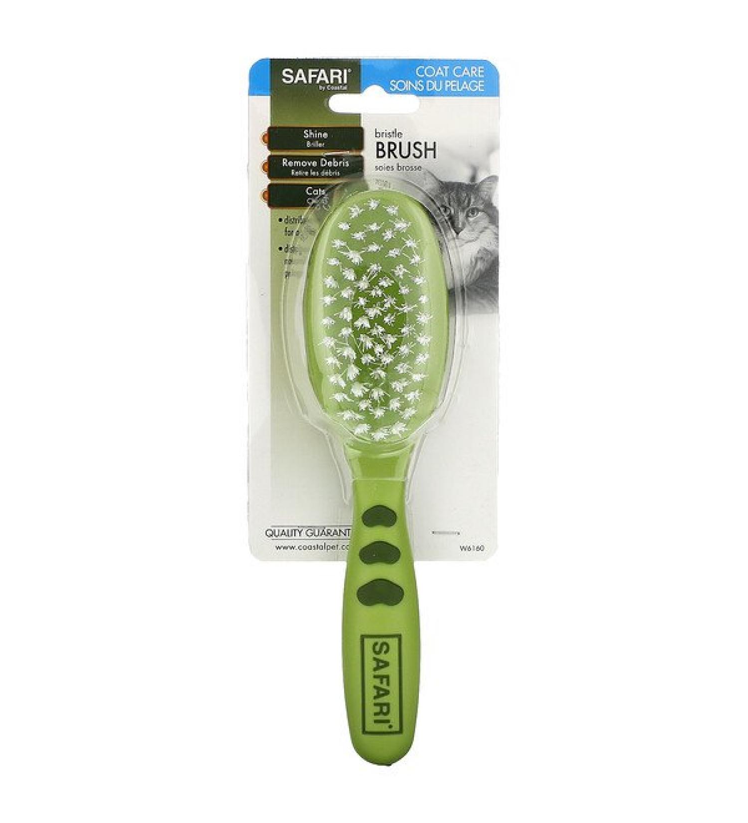 Safari Bristle Brush for Cats | Premium Grooming Tool for Shiny Fur - Buy Online on GoSupps.com