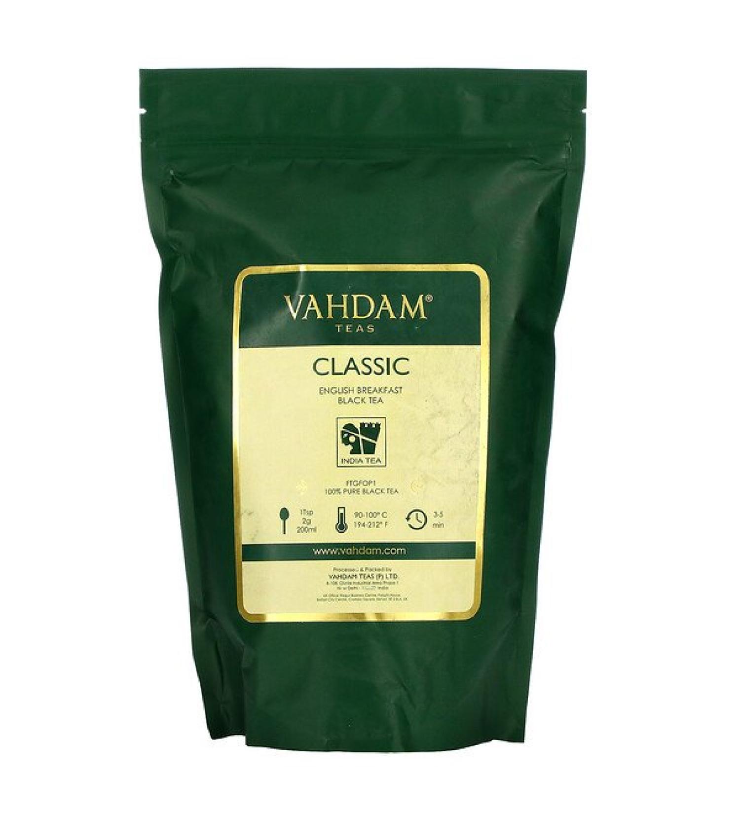 Vahdam Teas Classic English Breakfast Black Tea 16.01 oz (454 g)