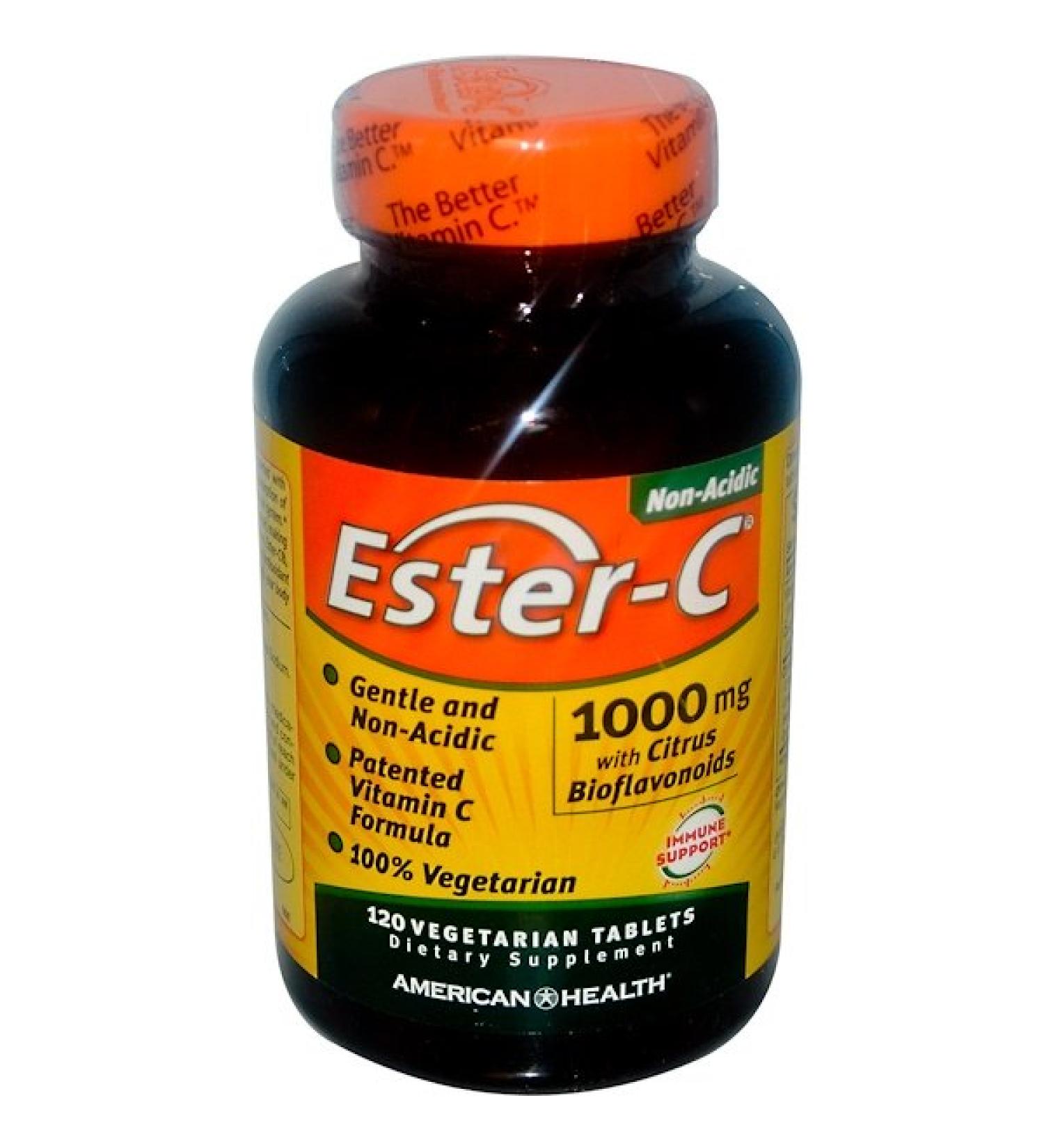 American Health Ester-C 1000 mg 120 Vegetarian Tablets