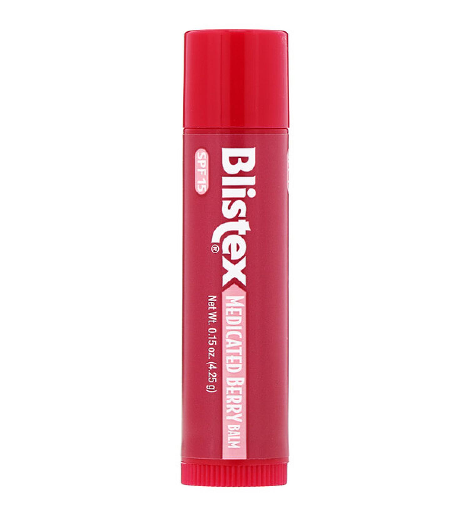 Blistex Lip Protectant/Sunscreen SPF 15 Medicated Berry Balm .15 oz (4.25 g)