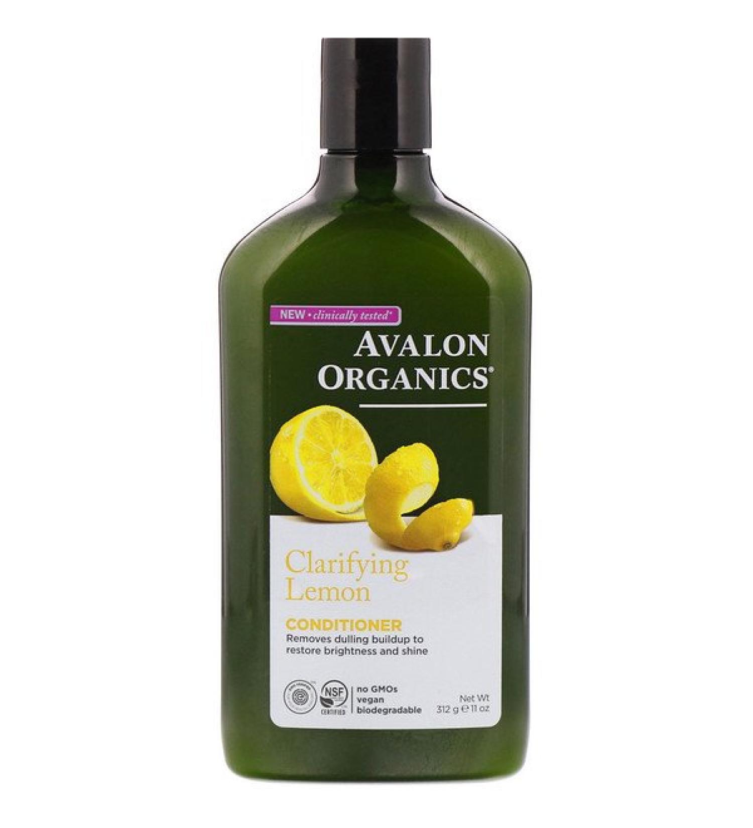 Avalon Organics Conditioner Clarifying Lemon 11 oz (312 g)