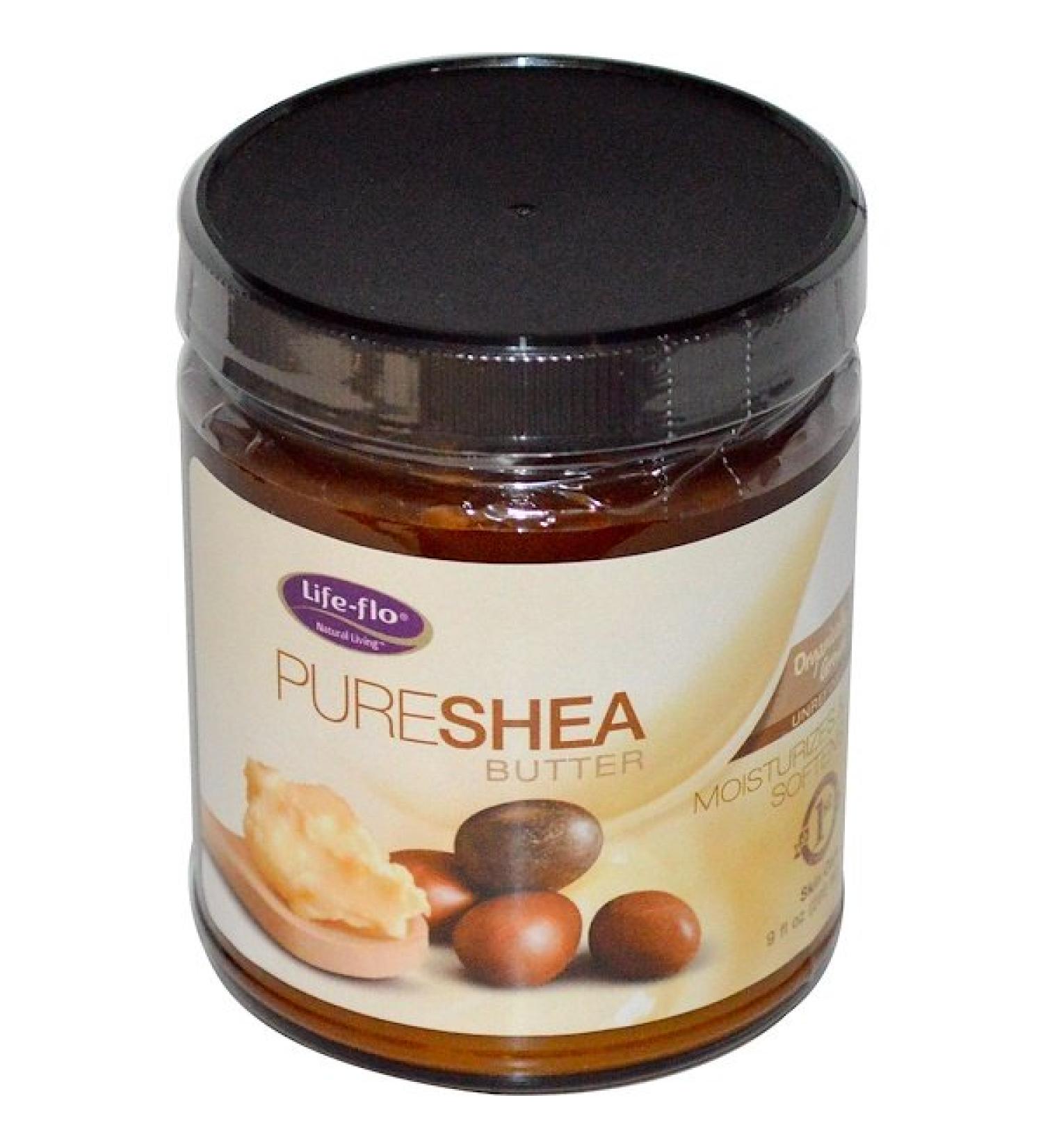 Life-flo Pure Shea Butter Skin Care 9 fl oz (266 ml)