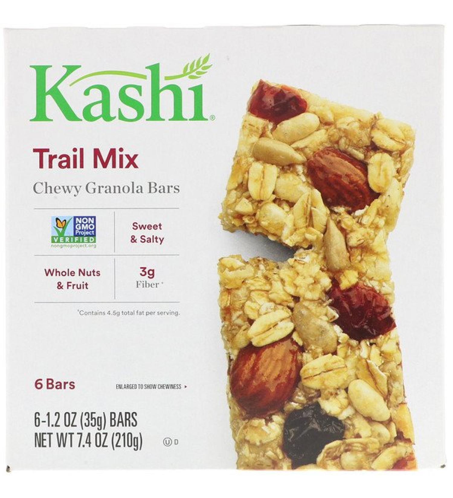 Kashi Chewy Granola Bars Trail Mix 6 Bars 1.2 oz (35g)