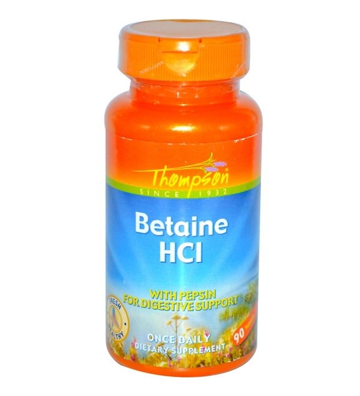 Thompson Betaine HCL 90 Tablets