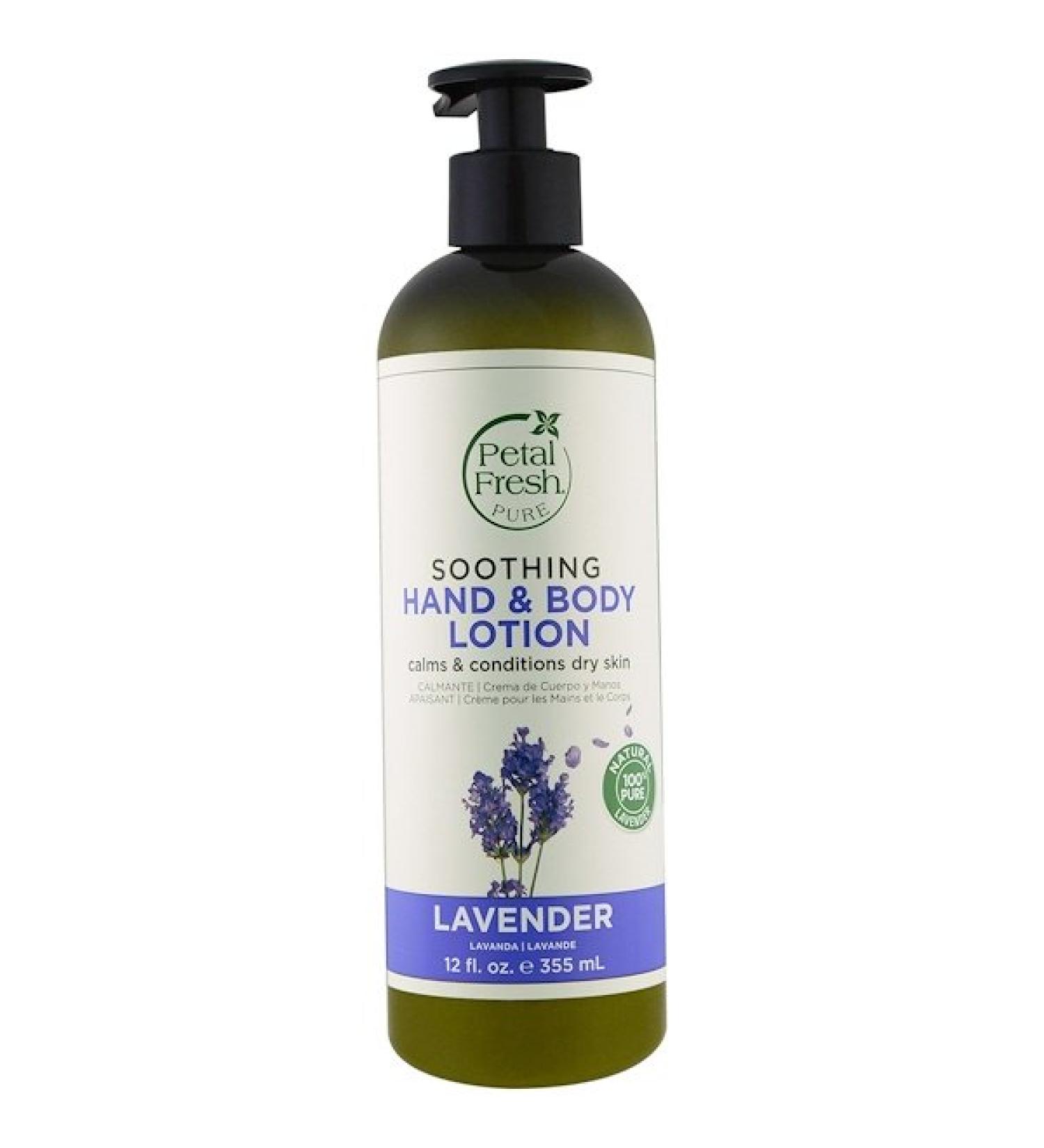 Petal Fresh Pure Soothing Hand & Body Lotion Lavender 12 fl oz (355 ml)