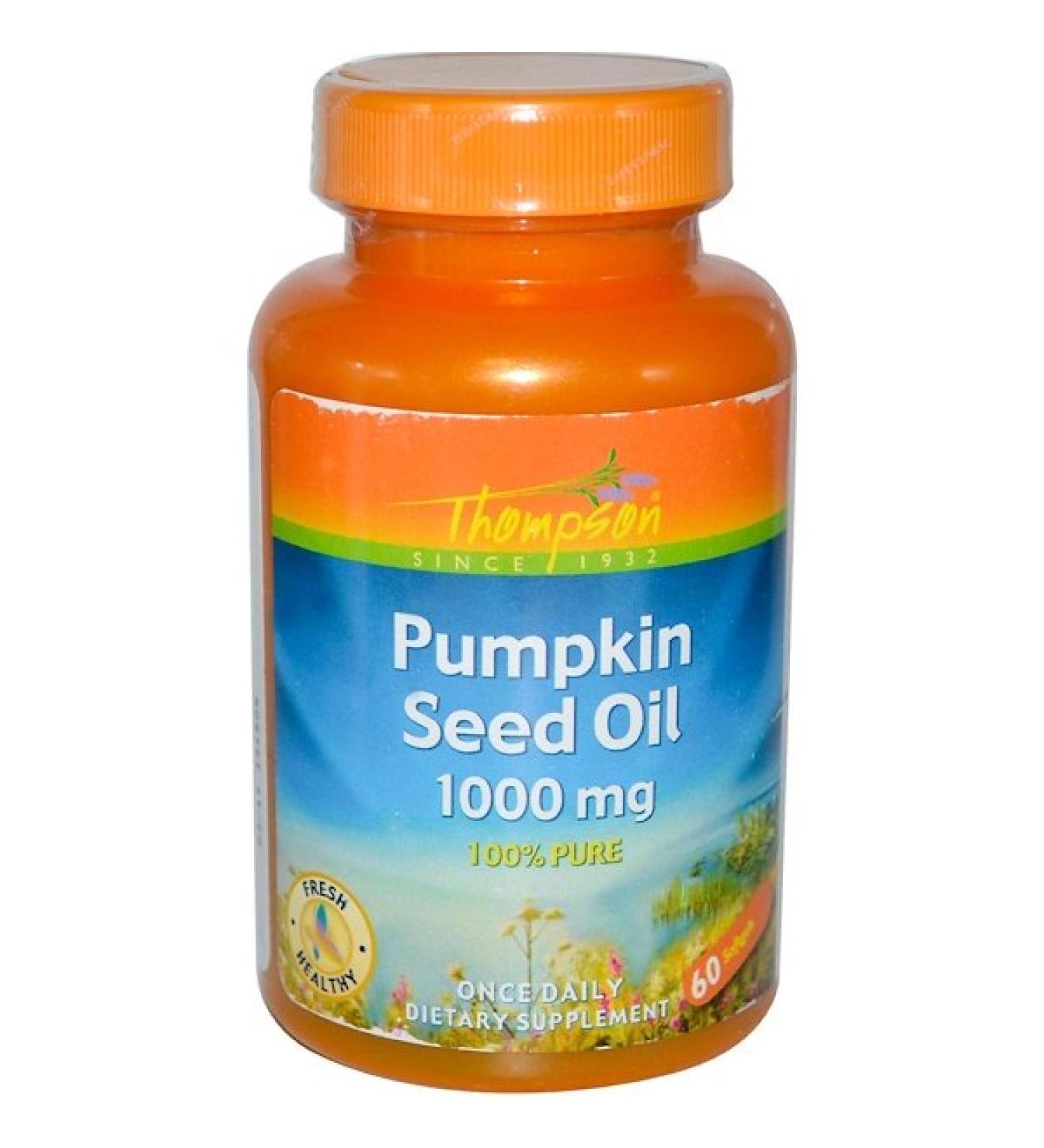 Thompson Pumpkin Seed Oil 1000 mg 60 Softgels