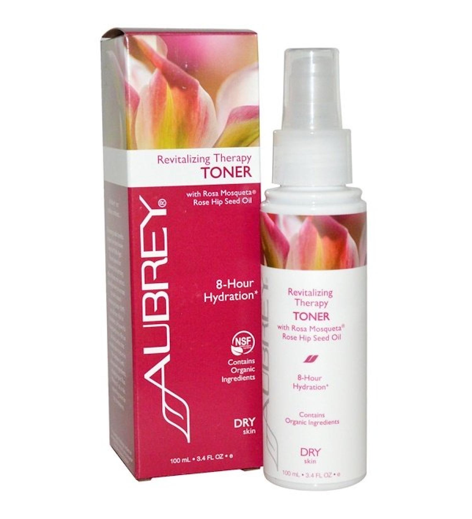 Aubrey Organics Revitalizing Therapy Toner Dry Skin 3.4 fl oz (100 ml)