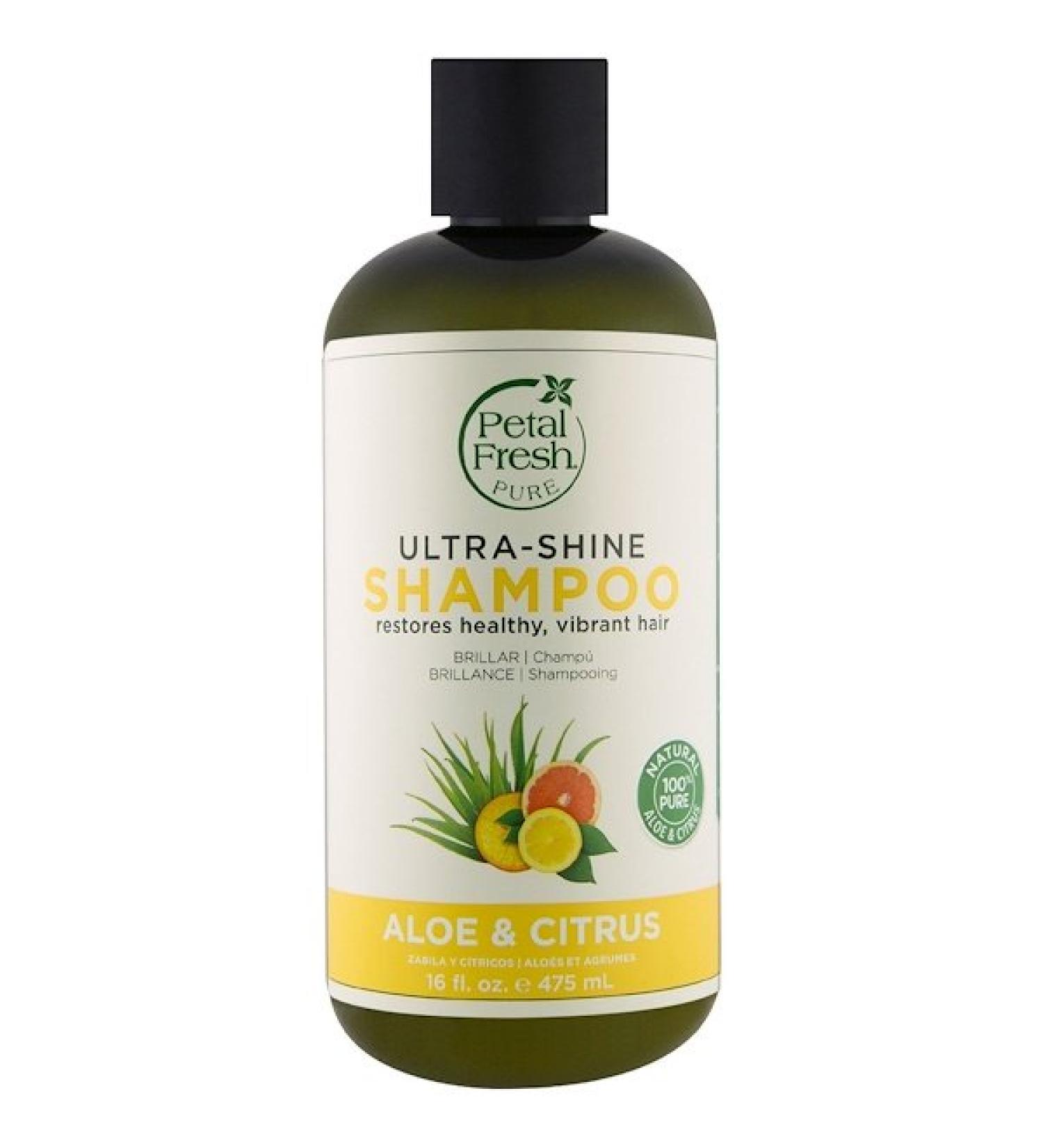 Petal Fresh Pure Ultra-Shine Shampoo Aloe and Citrus 16 fl oz (475 ml)