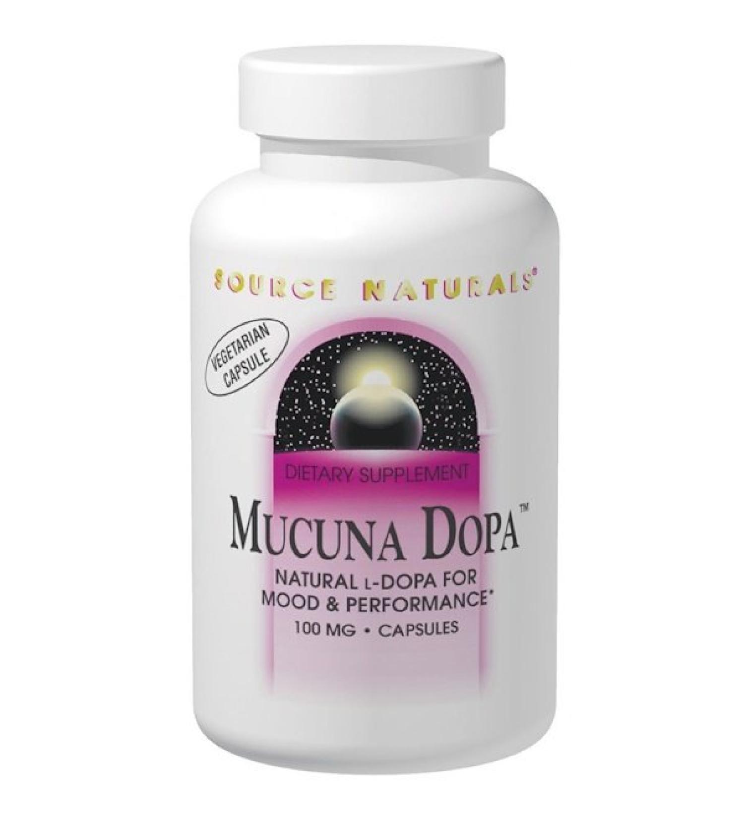 Source Naturals Mucuna Dopa 100 mg 120 Capsules