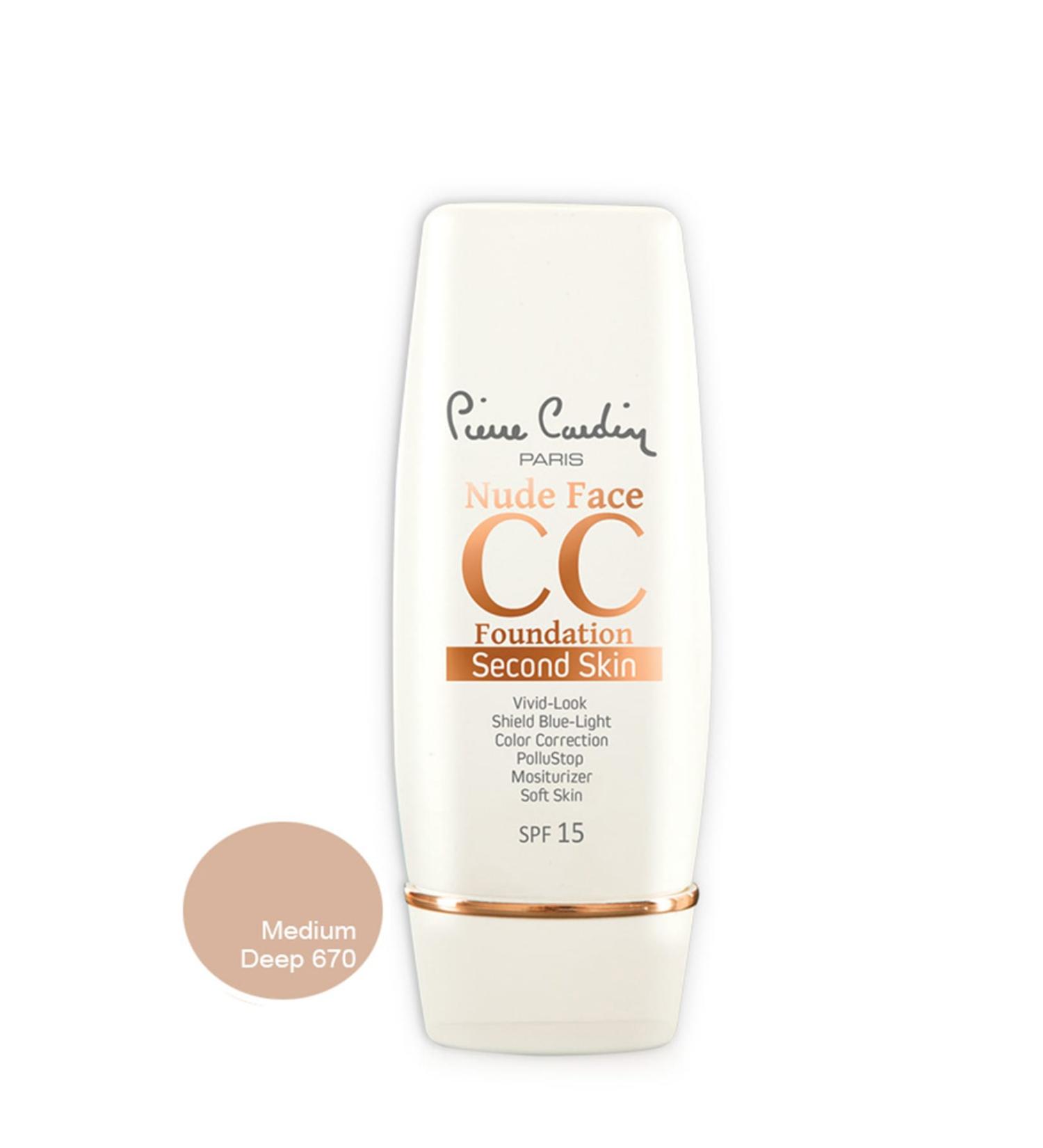 Pierre Cardin CC Cream - Nude Face CC Cream Spf 15 Medium Deep 8680570467629