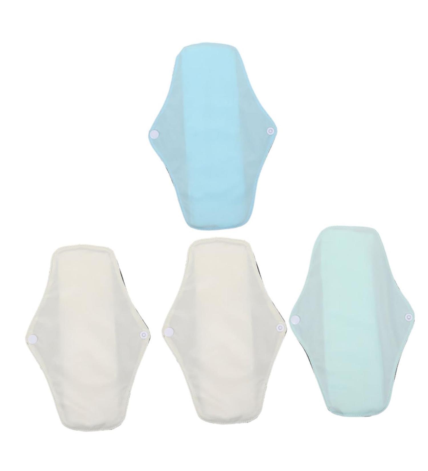 4pcs Reusable Charcoal Menstrual Pads | Washable Mesh Cloth Napkins for Women | Convenient & Eco-Friendly Feminine Care - Buy Online on GoSupps.com