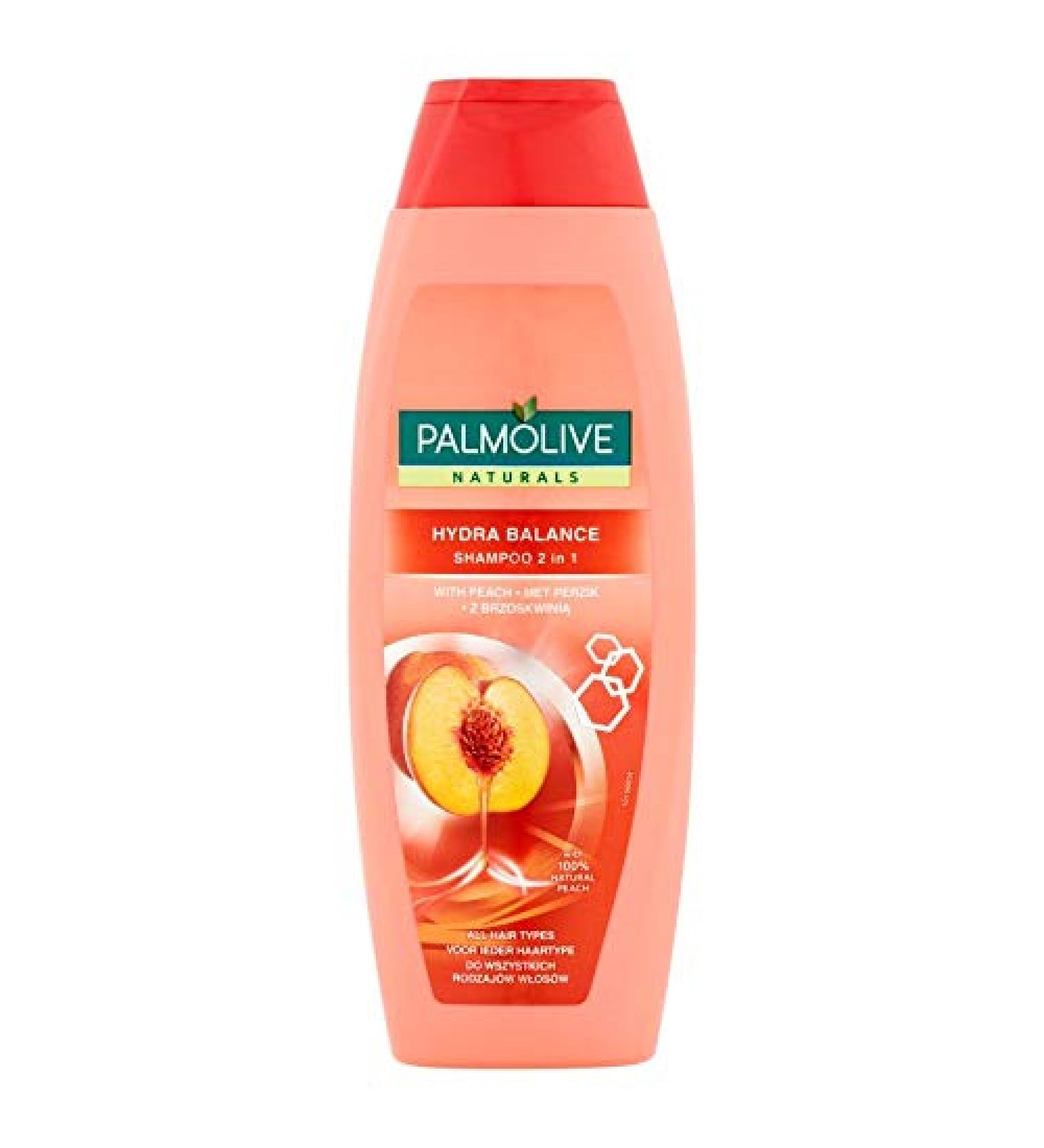 Palmolive Naturals Hydra Balance 2 in 1 Shampoo for All Hair Types 3 Pack 350ml