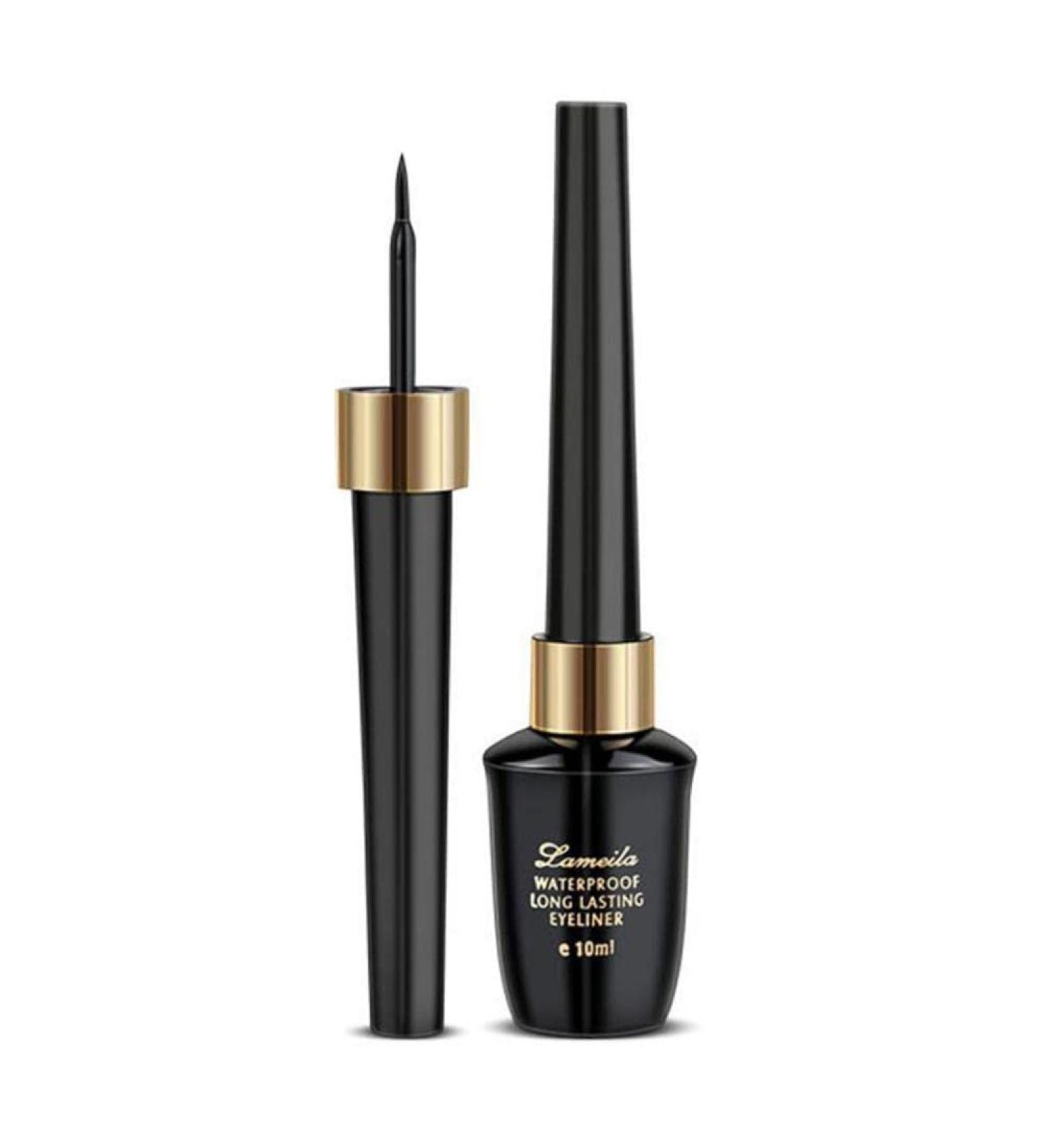Waterproof Liquid Eyeliner - Quick Dry Long-Lasting Matte Black Eyeliner Pen - Buy Online on GoSupps.com