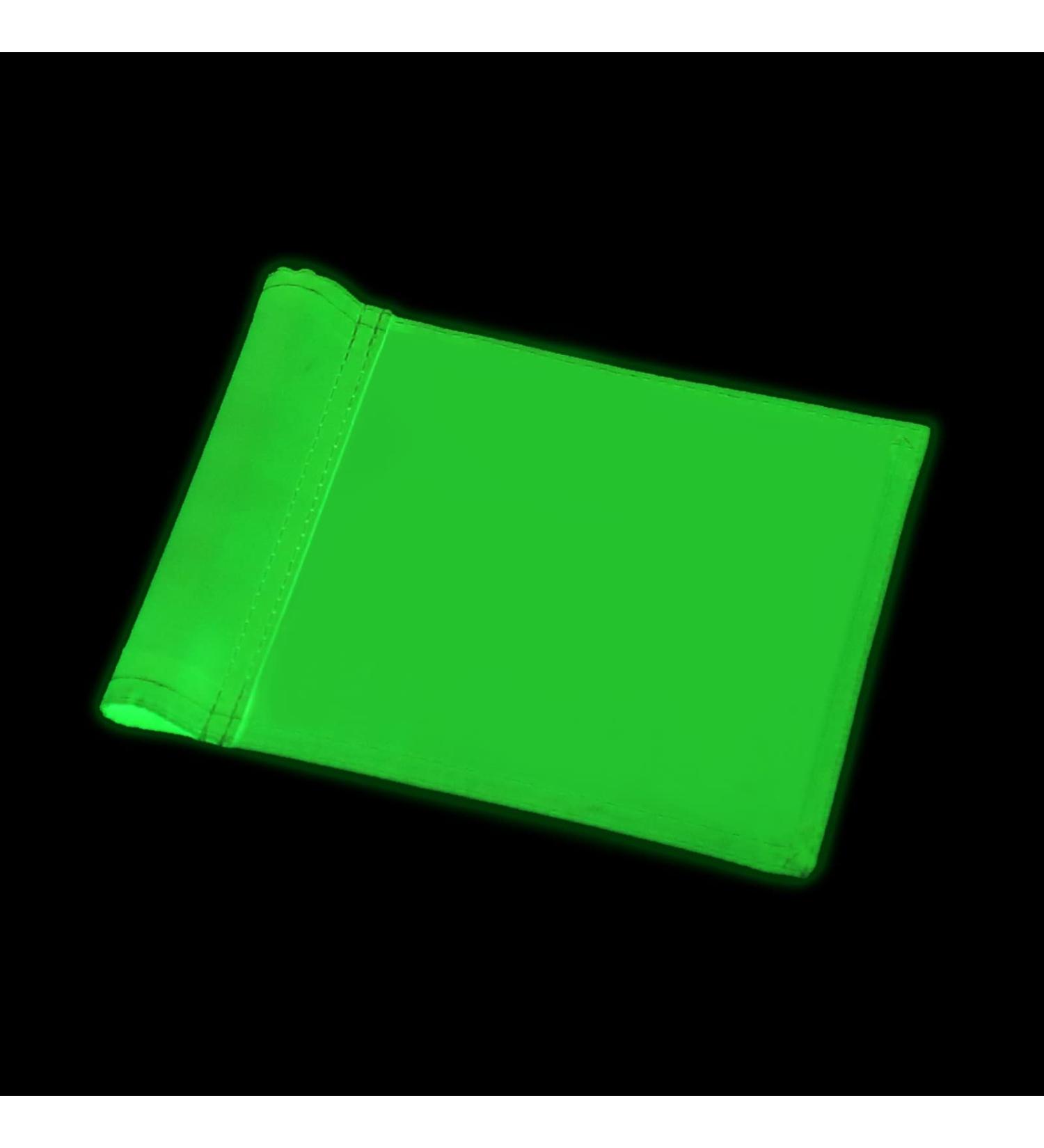 KINGTOP Double-Sided Glow Golf Flag for Yard - Fluorescent Putting Green Flag with Tube Insert - 8x6 Inches - Glow-in-the-Dark - Novelty Backyard Target (1-Pack) - Buy Online on GoSupps.com