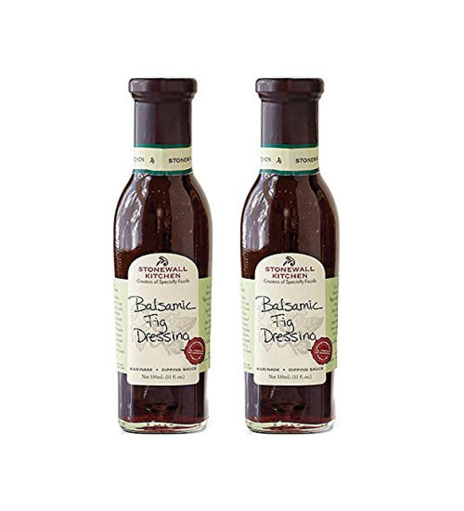 Stonewall Kitchen Balsamic Fig Dressing 11 oz x 2 - Premium Flavor Combo - Buy Online on GoSupps.com