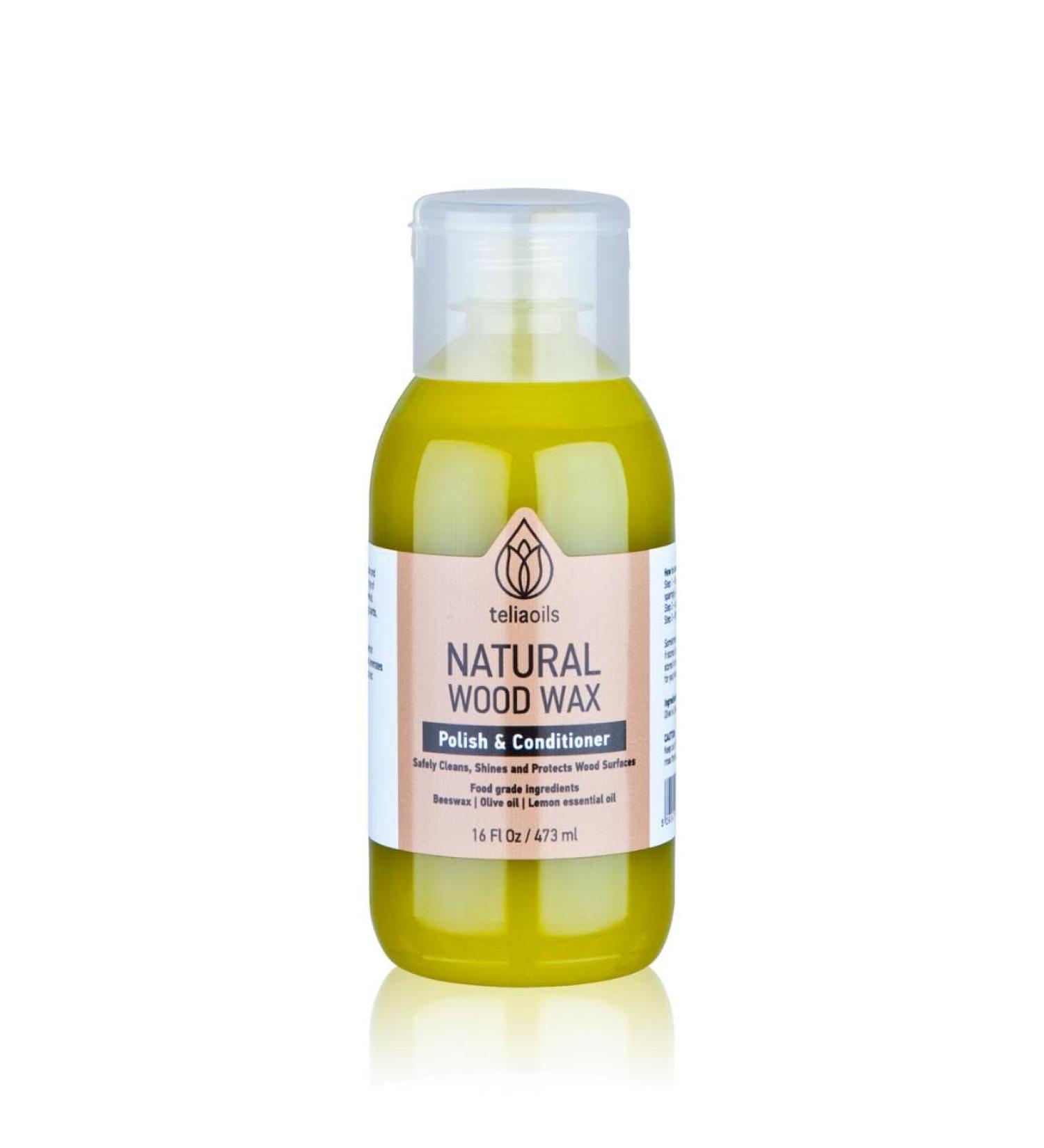 Teliaoils Beeswax Furniture Wood Oil 100% natural for any kind of wood nourishing renewing restoring wood s natural beauty.