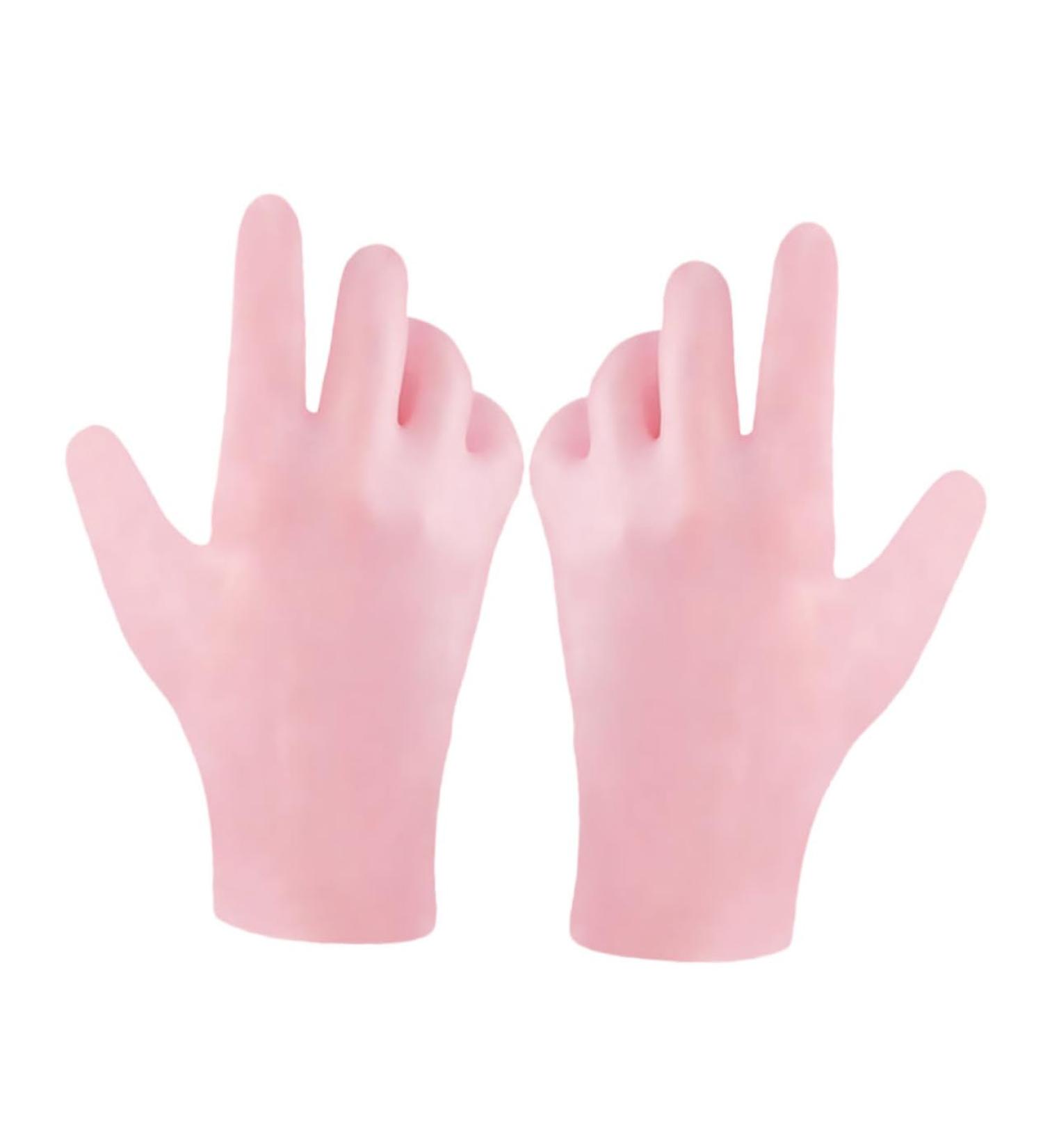 Gogogmee 1 Pair Beauty Protective Glove Women Moisturizing Gloves LED Eyebrow Clip Dry Rough Hand Moisturizing Skin Hand Gloves Exfoliating Hand Gloves Womens Gloves Sebs - Buy Online on GoSupps.com