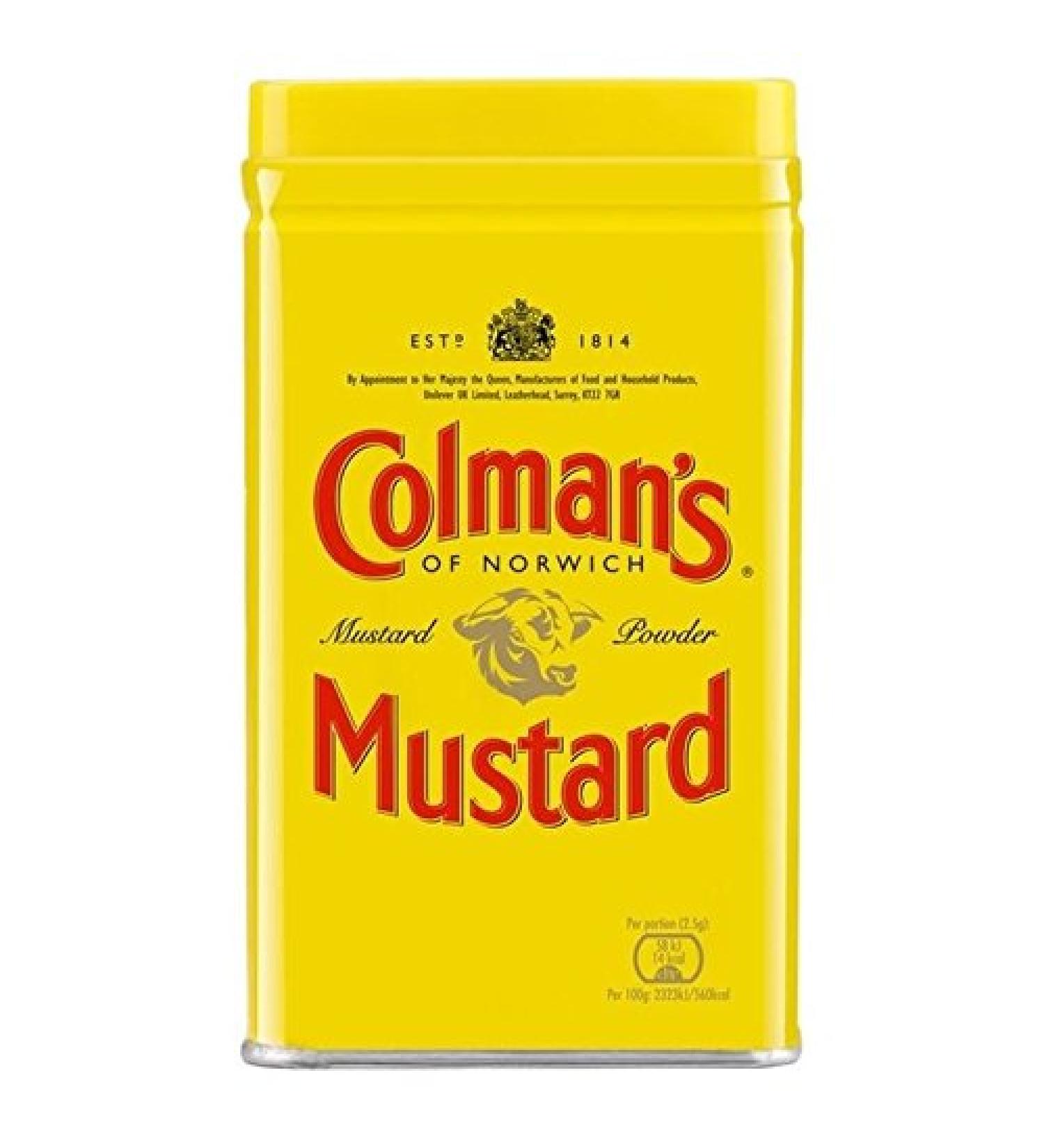 Colman Pack of 6 Mustard Powders 57g