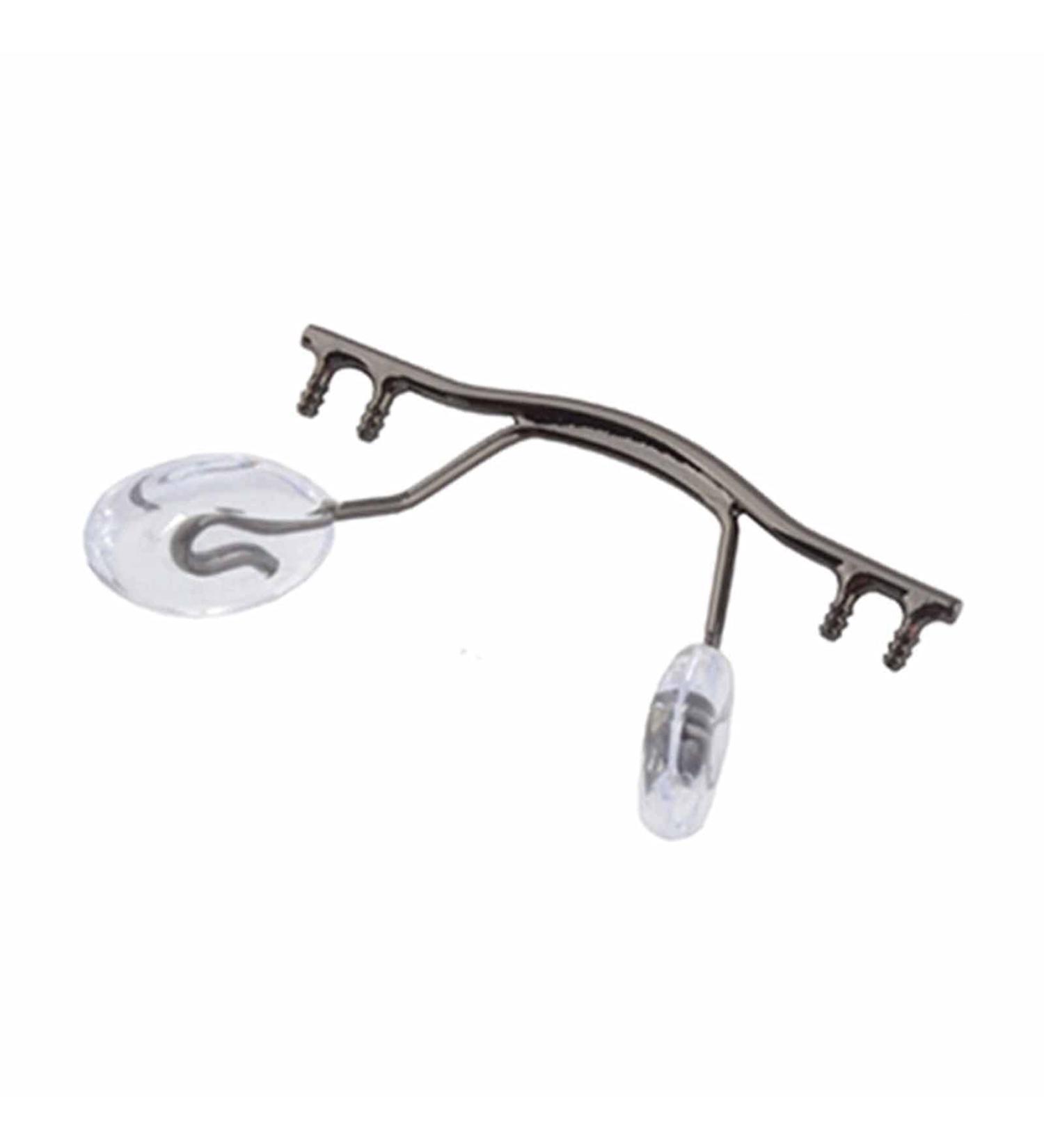 SBTRKT 10 Sets Rimless Eyeglass Nose Holder - Durable Eyeglass Repair Parts in Grey - Universal Nose Pad Holders for Stylish Comfort - Buy Online on GoSupps.com
