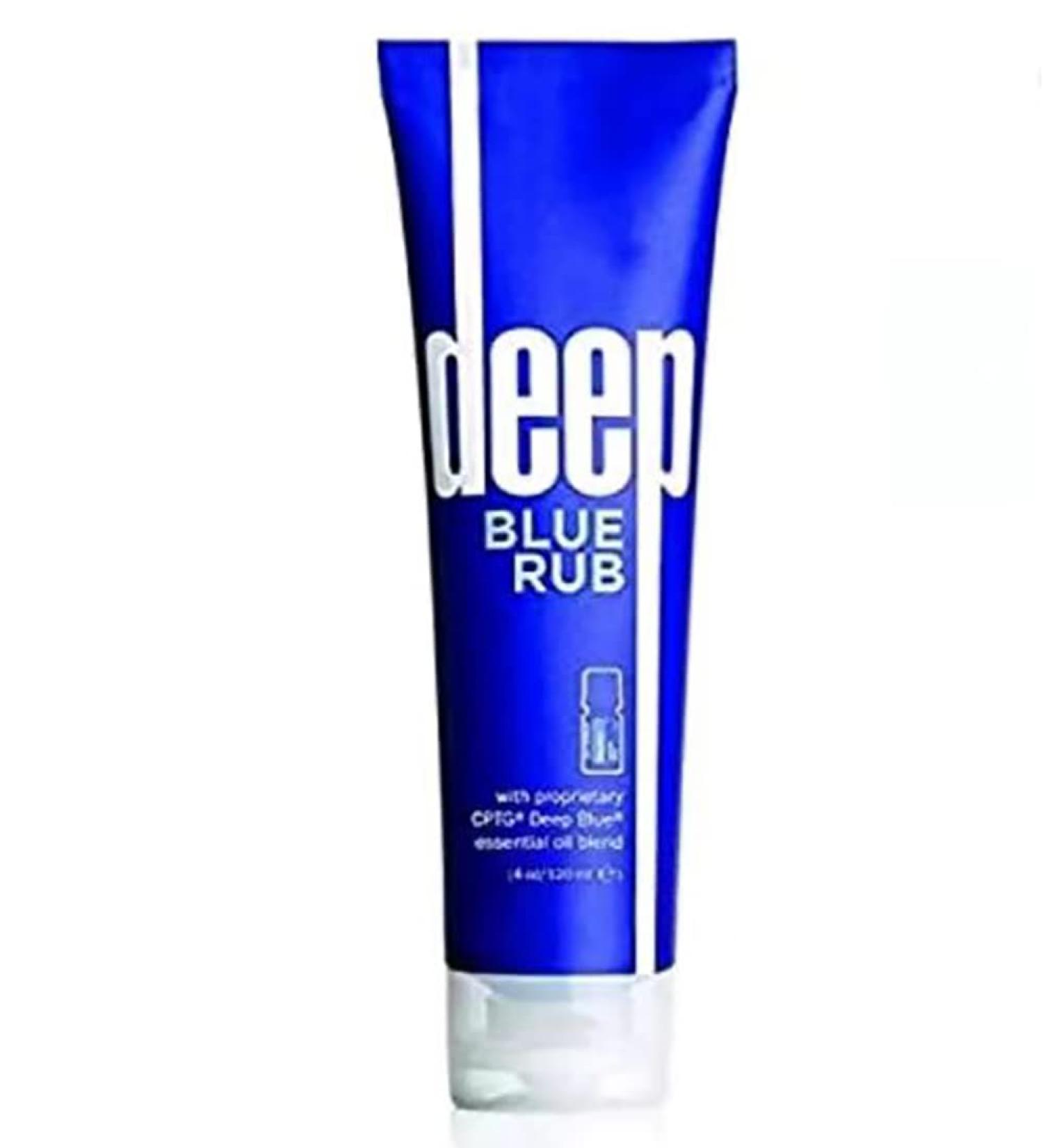Deep Blue Rub Essential Oil Blend 4 oz - Soothing Blue Formula (NEW) - Buy Online on GoSupps.com