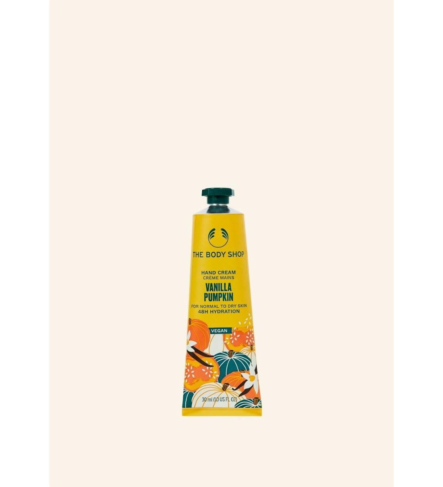 The Body Shop Vanilla Pumpkin Limited Edition 30ml Hand Cream - Vegan