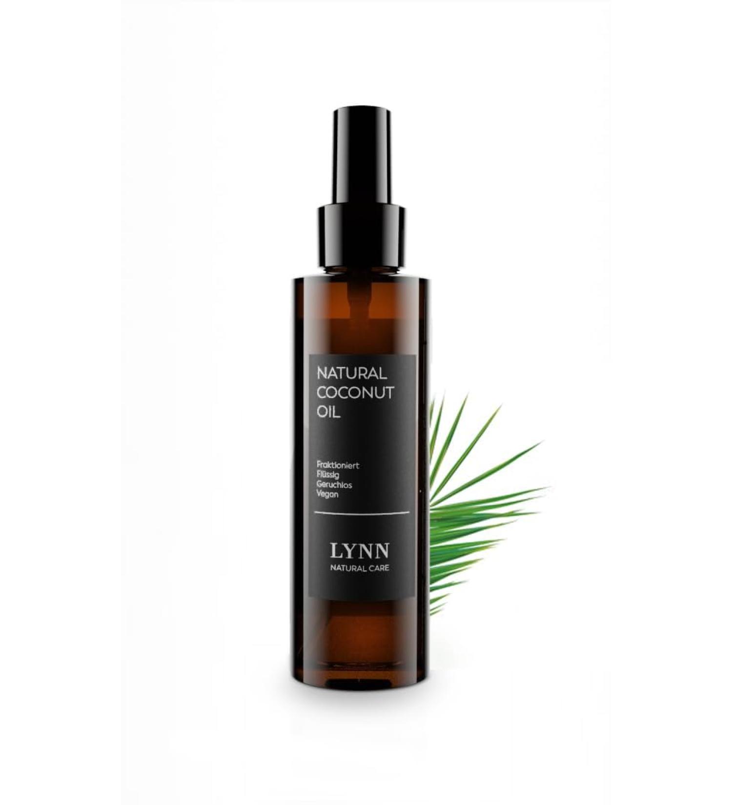Liquid Coconut Oil by Lynn | 100% Natural MCT Oil with Atomizer | Moisturizer for Skin & Hair | 200ml Fractionated Coconut Oil - Buy Online on GoSupps.com