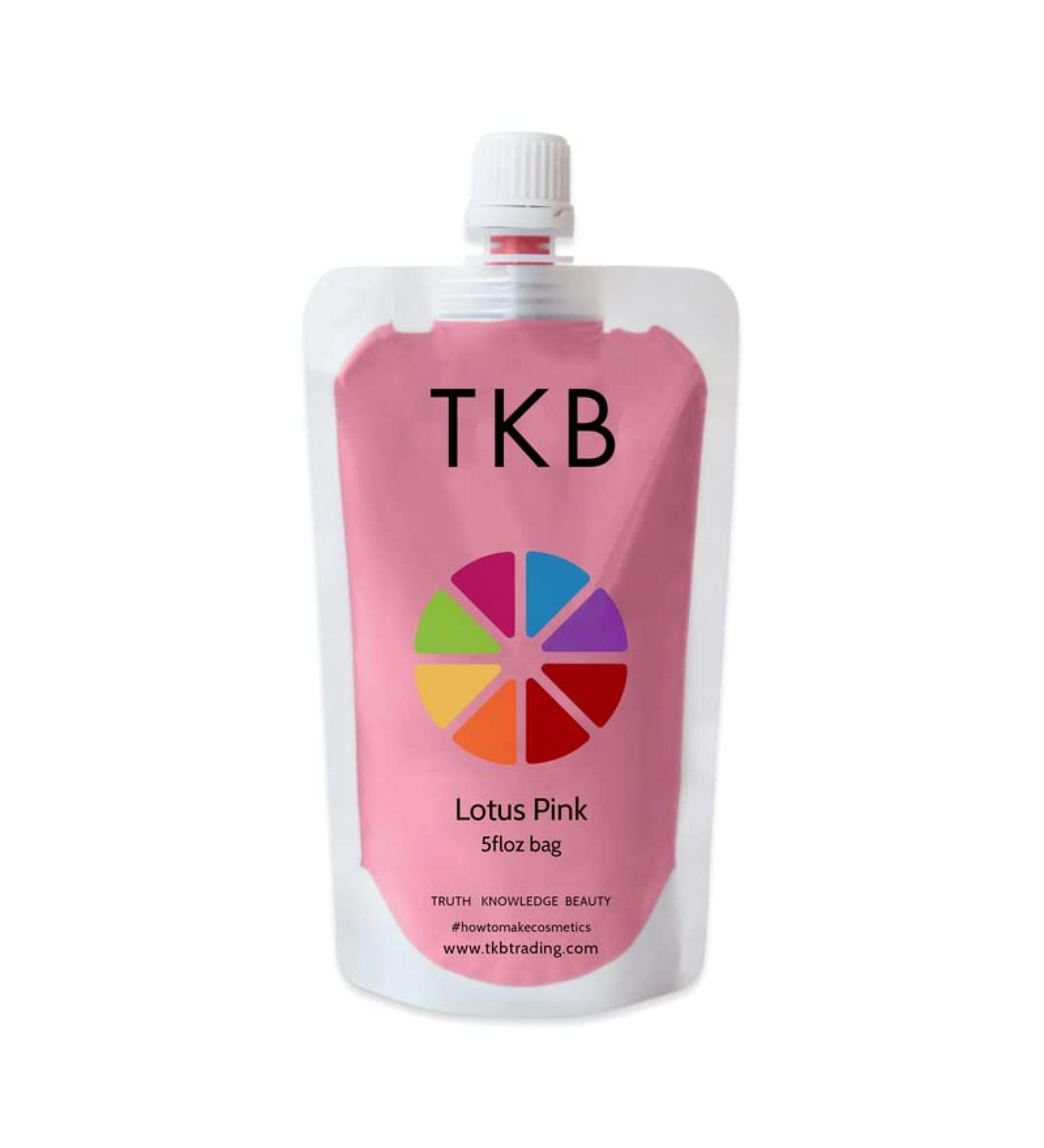 TKB Lip Liquid Color | Liquid Lip Color for TKB Gloss Base DIY Lip Gloss Pigmented Lip Gloss and Lipstick Colorant Made in USA (5floz (148ml) Lotus Pink)