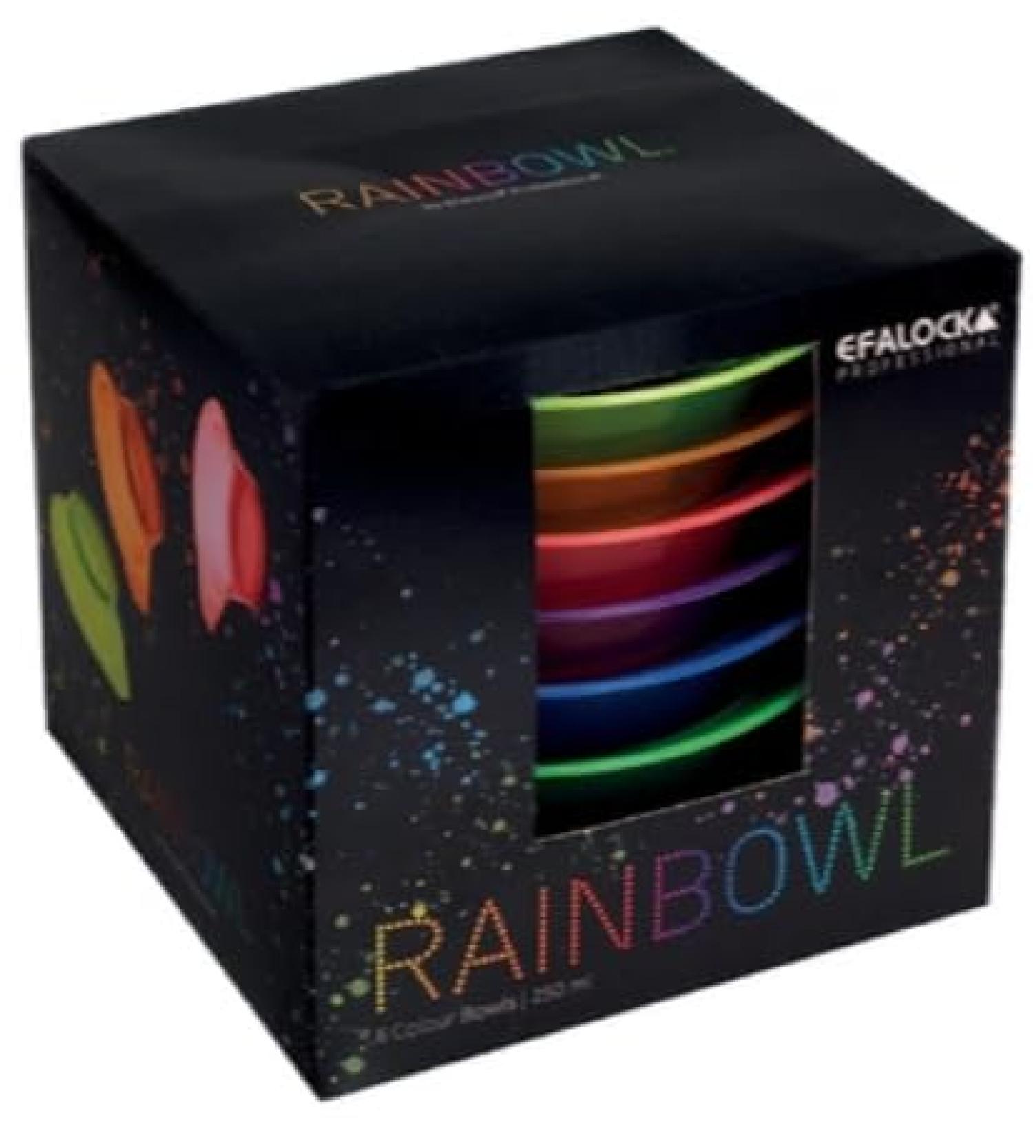 Efalock dye bowl set transp. 250ml 6 colors