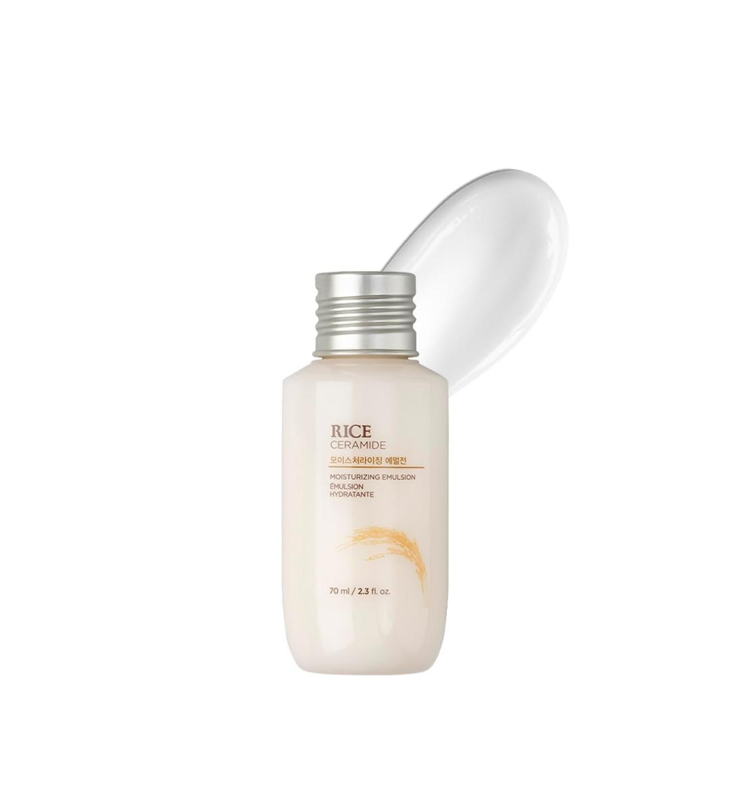 Ceramide & Rice Moisturizer For Intense Moisturizing & Skin Strengthening Barrier Repair Cream Locks Moisture For 12 Hours For Soft & Glowing Skin Korean Skin Care for all skin types (70ml) - Buy Online on GoSupps.com