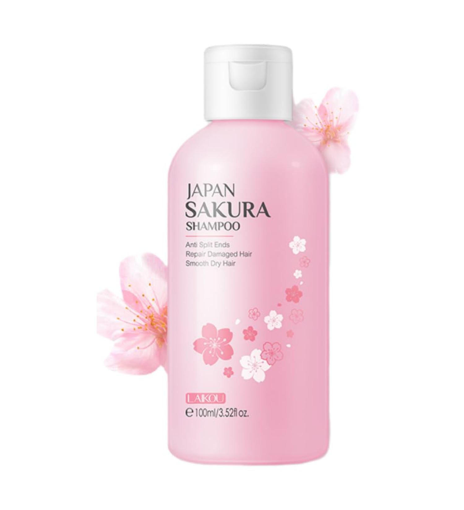 Cherry Blossom Shampoo Pink Moisturizing Shampoo for Thicker Stronger Hair - Volumizing Shampoo Simply Nourishes with Fragrance Notes Moisturizing and Thickening Treatment - Buy Online on GoSupps.com
