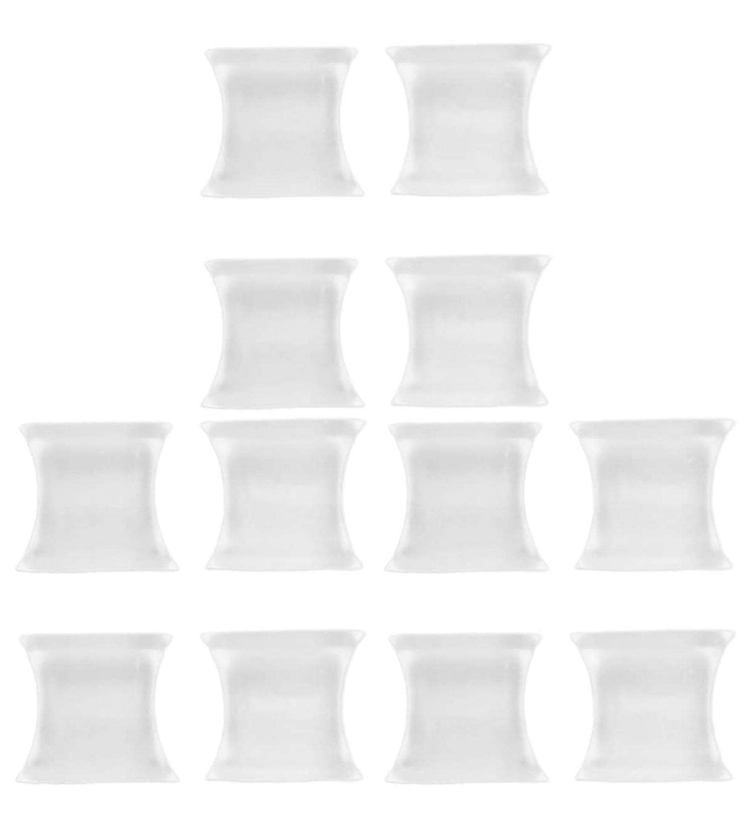 Silicone Gel Hammer Toe Spacers for Men and Women - 6 Pairs | Pedicure Tool for Bunions and Valgus Relief - Buy Online on GoSupps.com