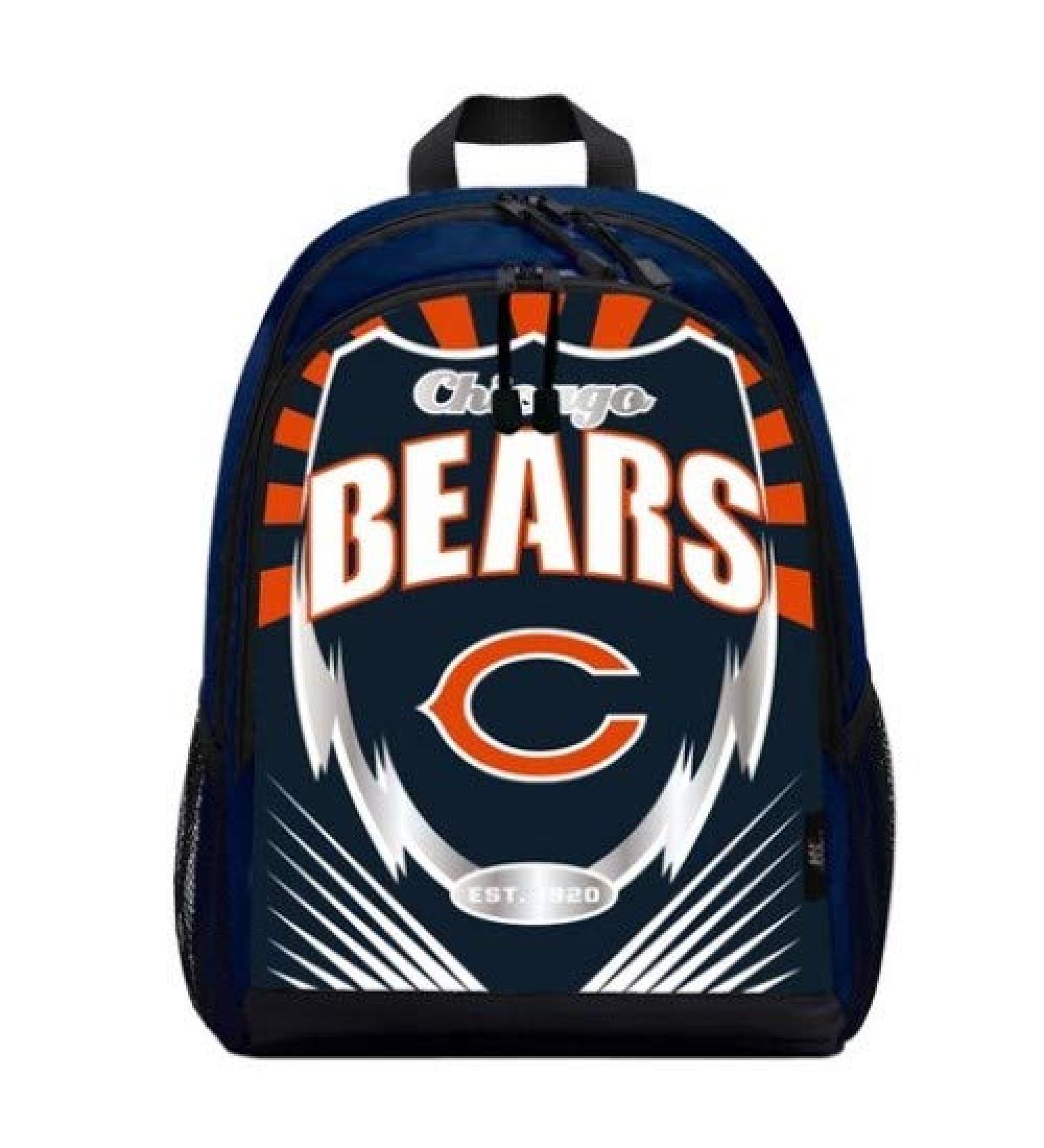 Officially Licensed Lightning Kids Sports Backpack Chicago Bears