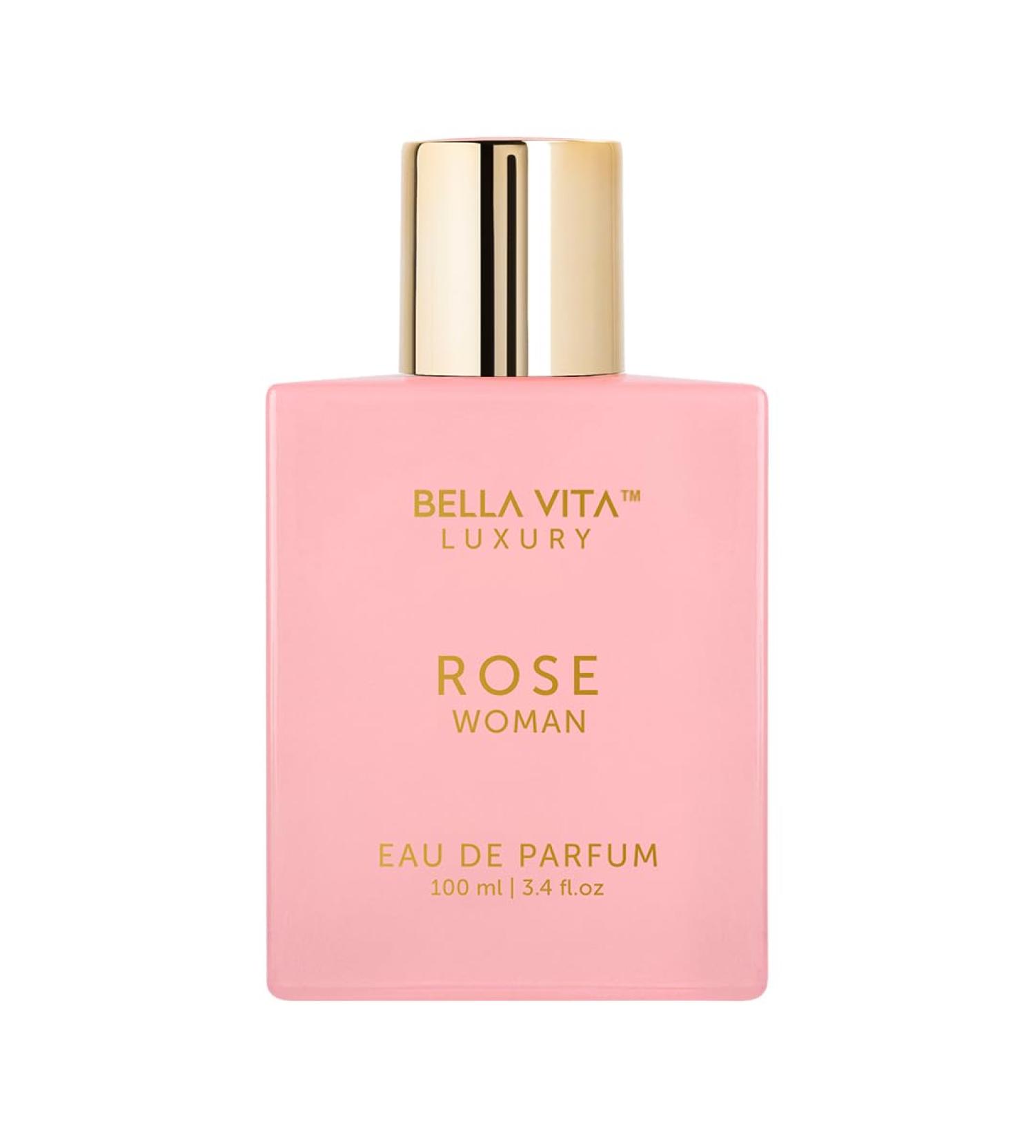 Rose Women's Eau De Parfum (3.4 fl. oz.) | Floral Oriental & sweet Perfume for Women | Notes: Amber Vanilla Black Currant Rose Jasmine | Vegan & Cruelty-Free - Buy Online on GoSupps.com