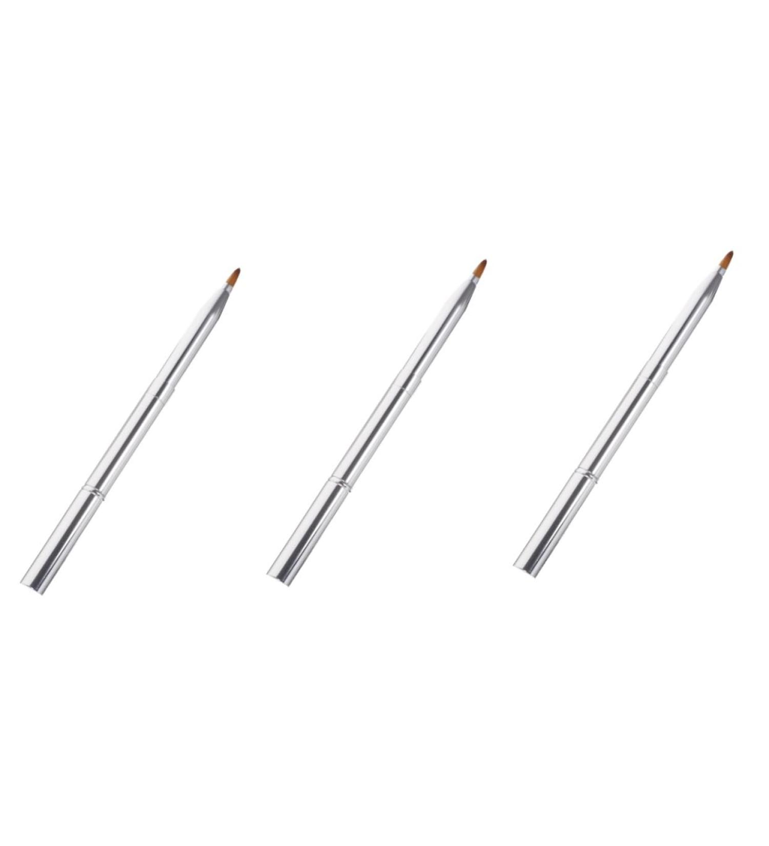 Buy Mipcase 3pcs Double Ended Lipstick Brush Set | Portable Lip Applicator for Makeup | Ideal for Lipstick & Lip Mask Application - Buy Online on GoSupps.com