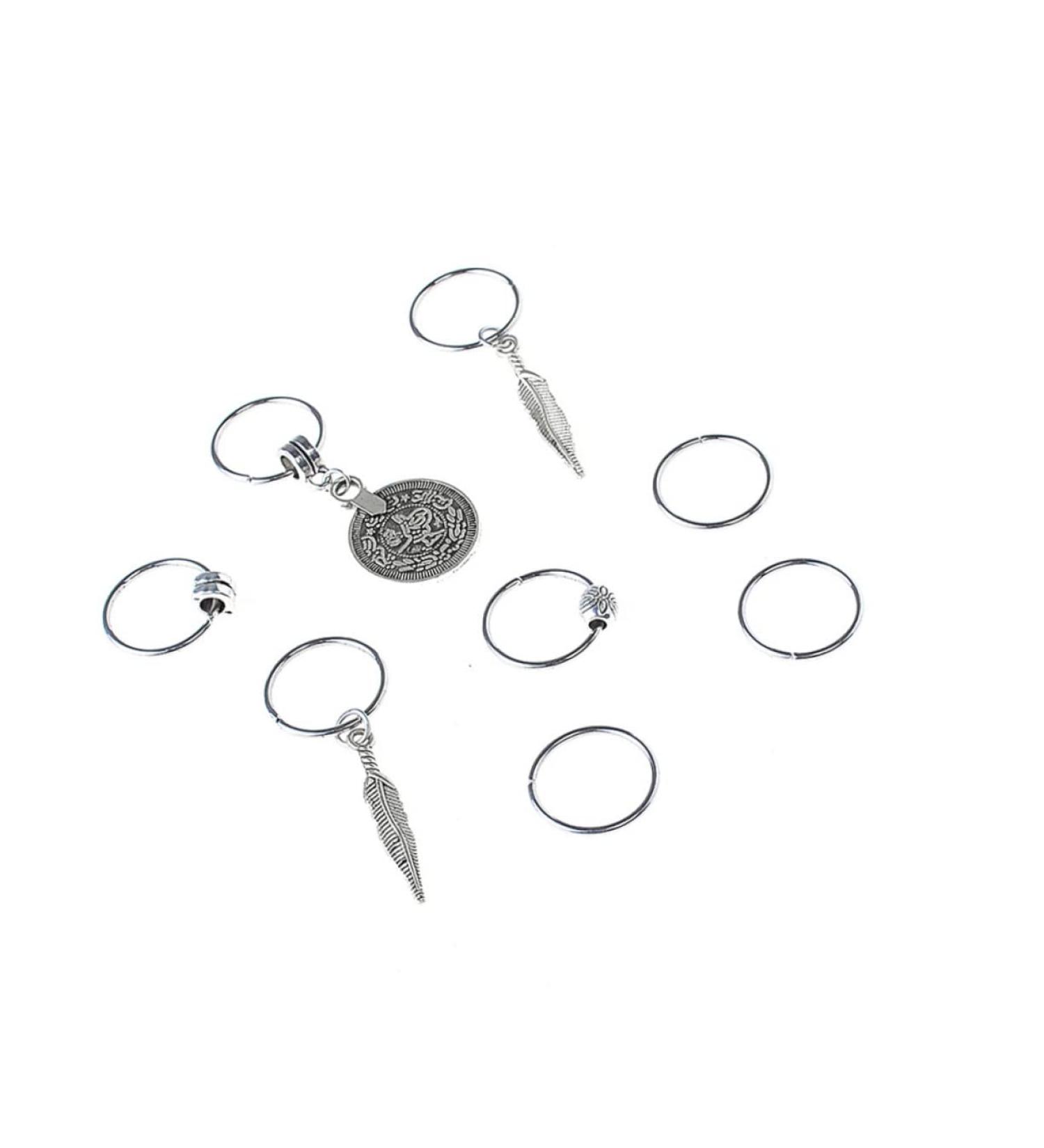 minkissy Hair Beads for Dreadlocks Hair Braid Rings Hair Accessories for Braids Hair Jewelry for Women Hair Jewelry for Braids Hair Dreadlocks Coin Bead Charms European and American Pendant - Buy Online on GoSupps.com