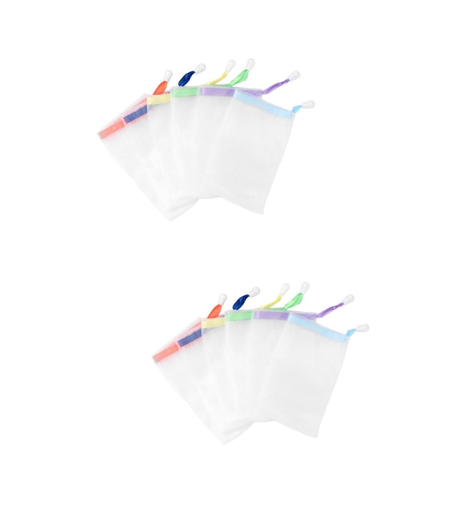 Baluue 2 Packs Soap Mesh Holder Soap Saver Sack Soaps Soap Saver Net Facial Soap Mesh Wipe Mx2pcs Assorted Colorx2pcs - Buy Online on GoSupps.com