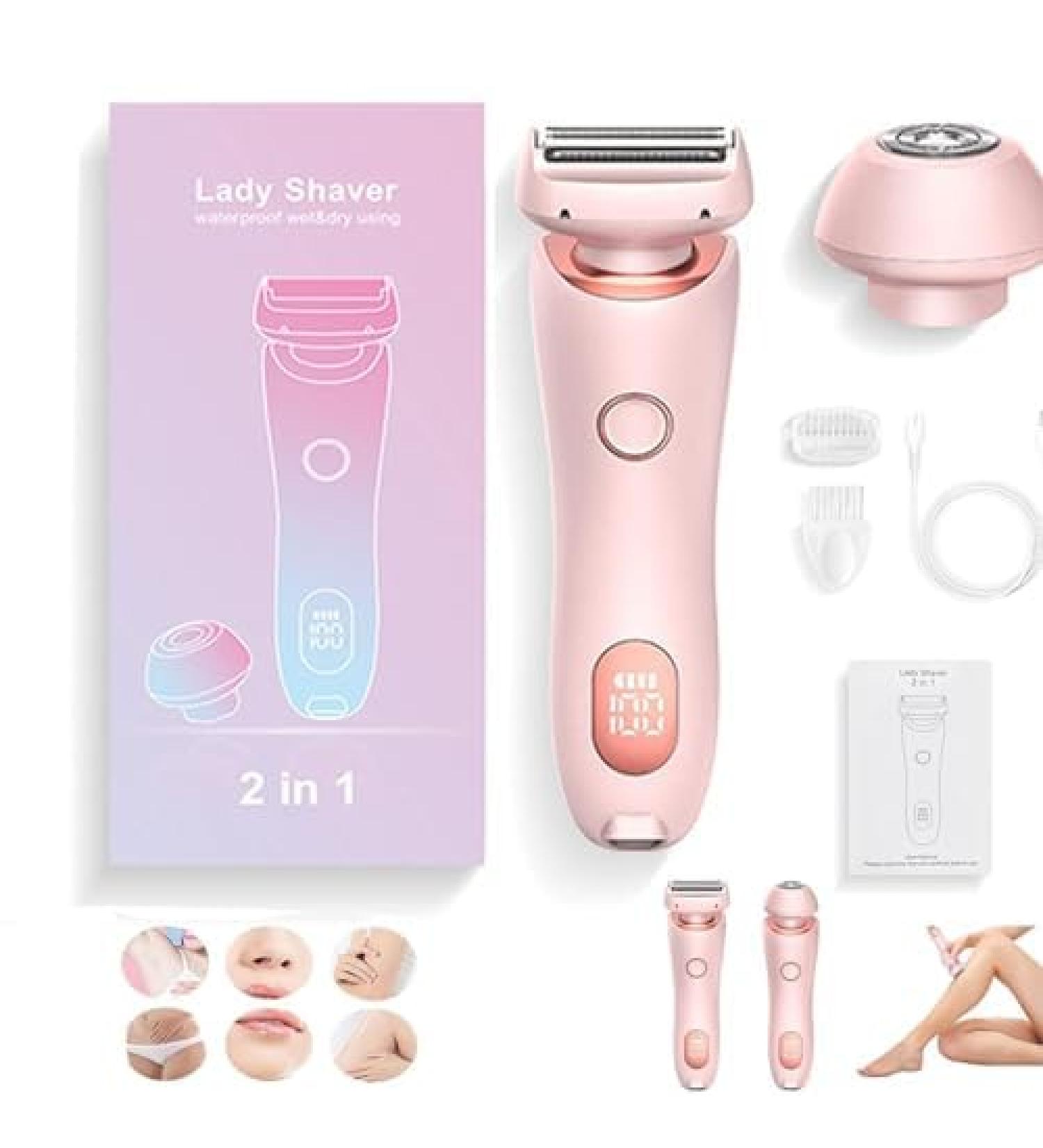 Duskofficial Razor Dusk Official Shaver Dusk Official Electric Razor The Glide Pro 3.0 Razor Duskofficial The Glide Pro 3.0 Premium Waterproof Electric Shaver Razors for Women (Pink) - Buy Online on GoSupps.com