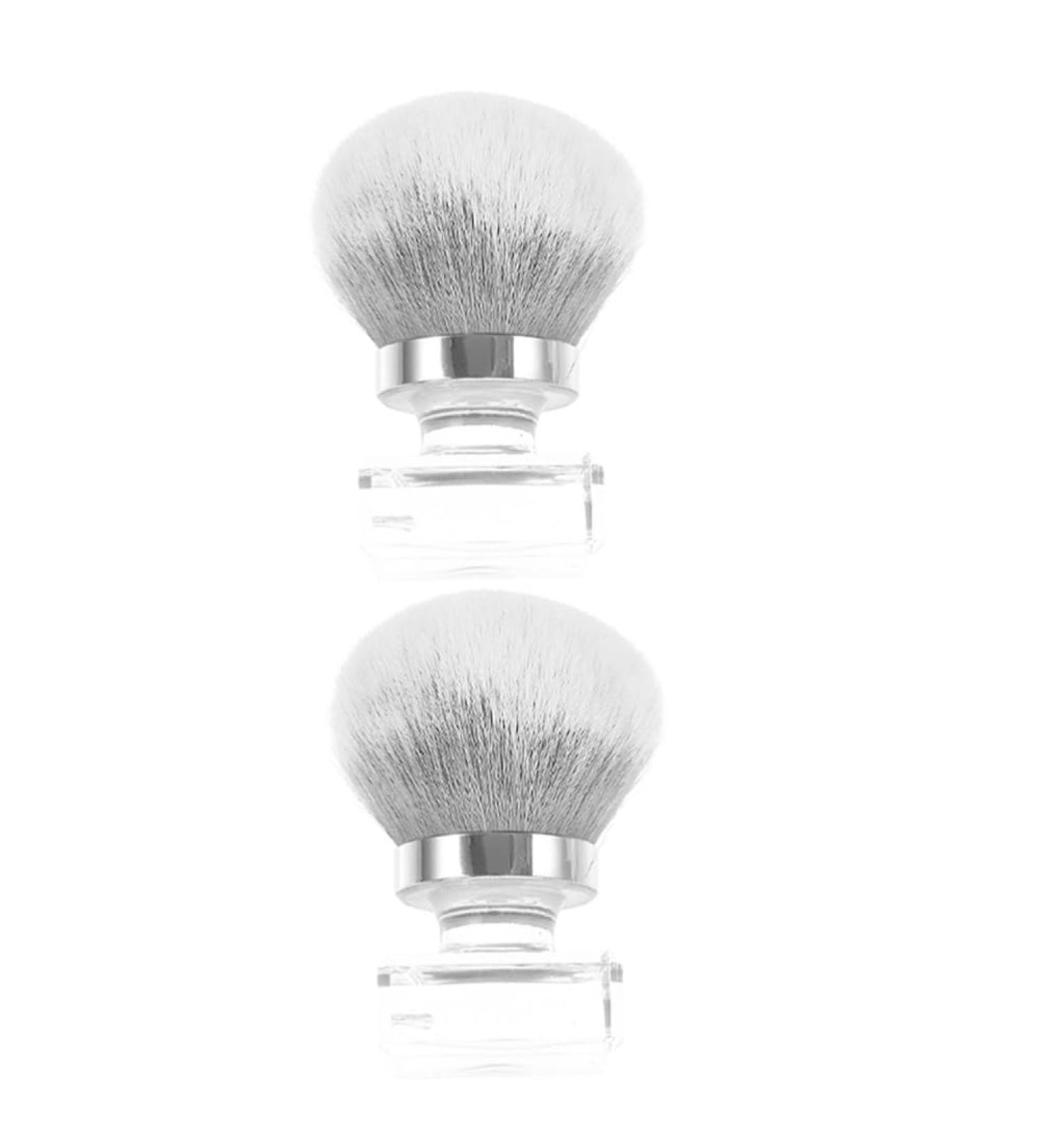 Premium Healeved 2 Sets Loose Powder Brush - Face Makeup & Nail Cleaning Brushes for Flawless Finish - Ideal for Setting Powder & Foundation - Buy Online on GoSupps.com