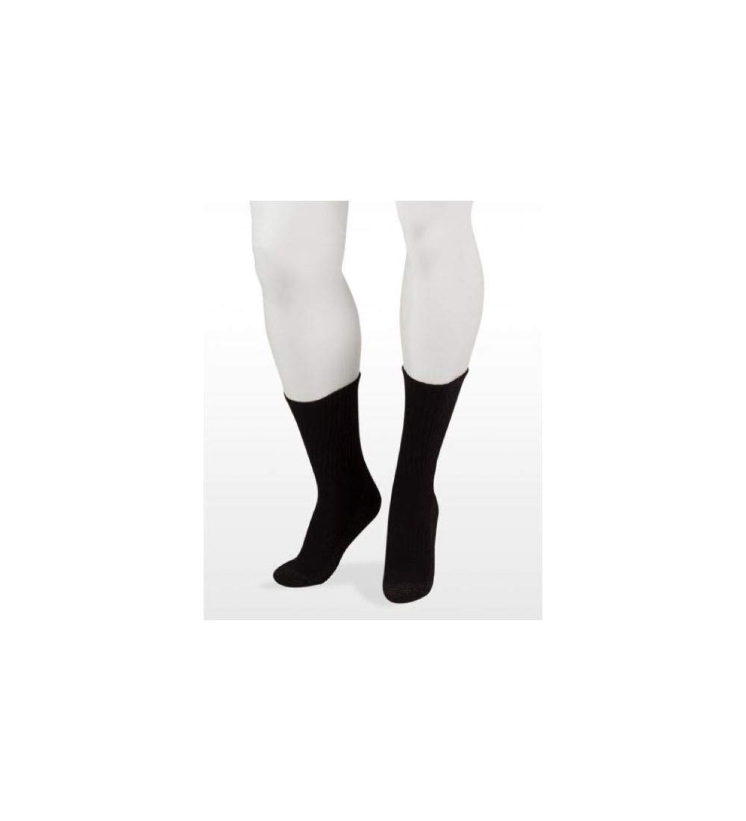 Juzo 5760 12-16mmhg Silver Sole Diabetic Compression Crew Socks for Men