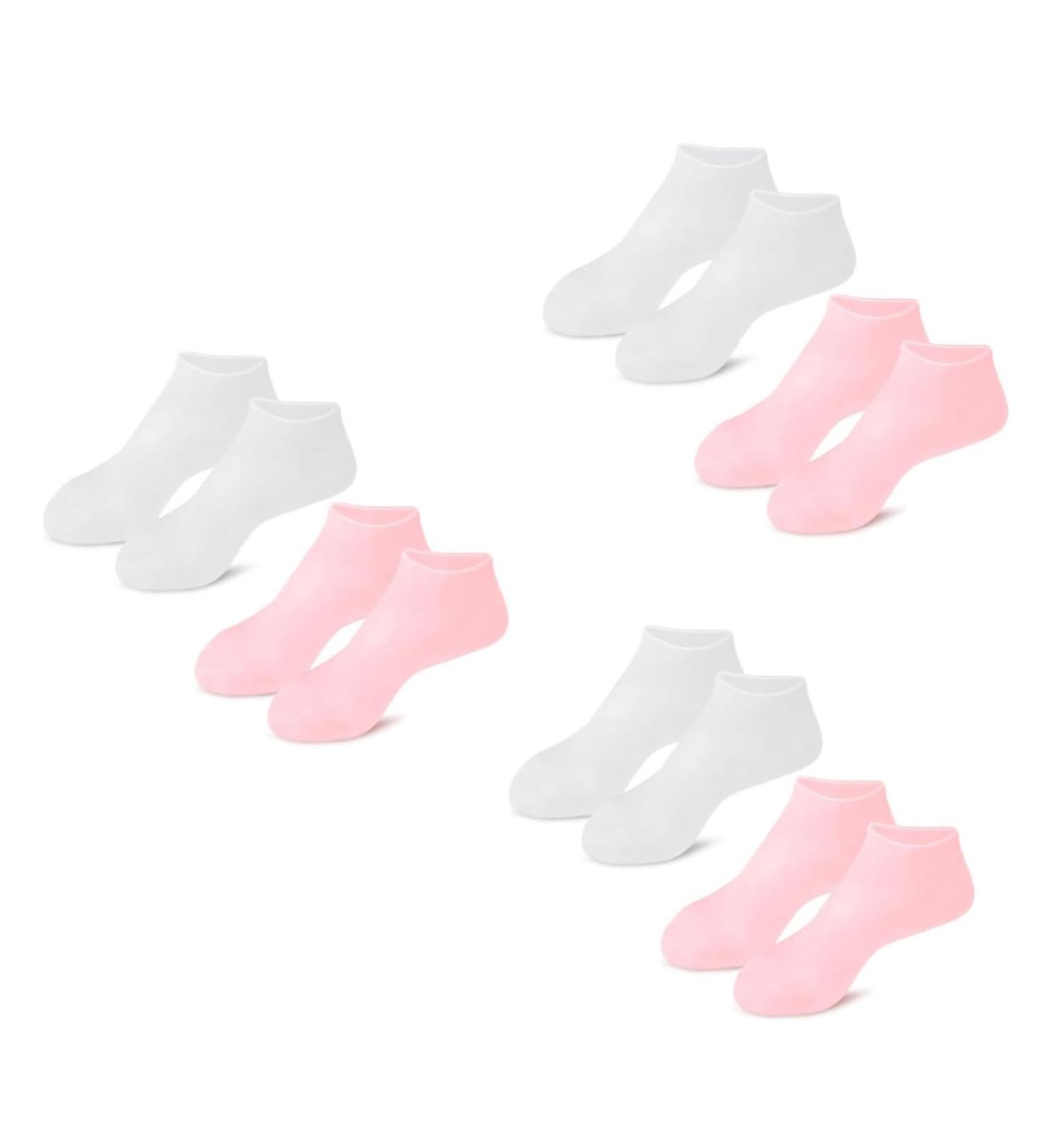 minkissy 6 Pairs Exfoliating Moisturizing Socks Cracked Moisturizing Spa Socks Heel Socks Moisturizing Foot Masks Elastic Boat Socks Pedicure Skin Girl Anti Slip Socks Sebs - Buy Online on GoSupps.com